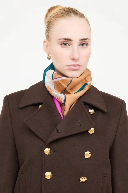 Silk Equestrian Scarf sold by VSP Consignment