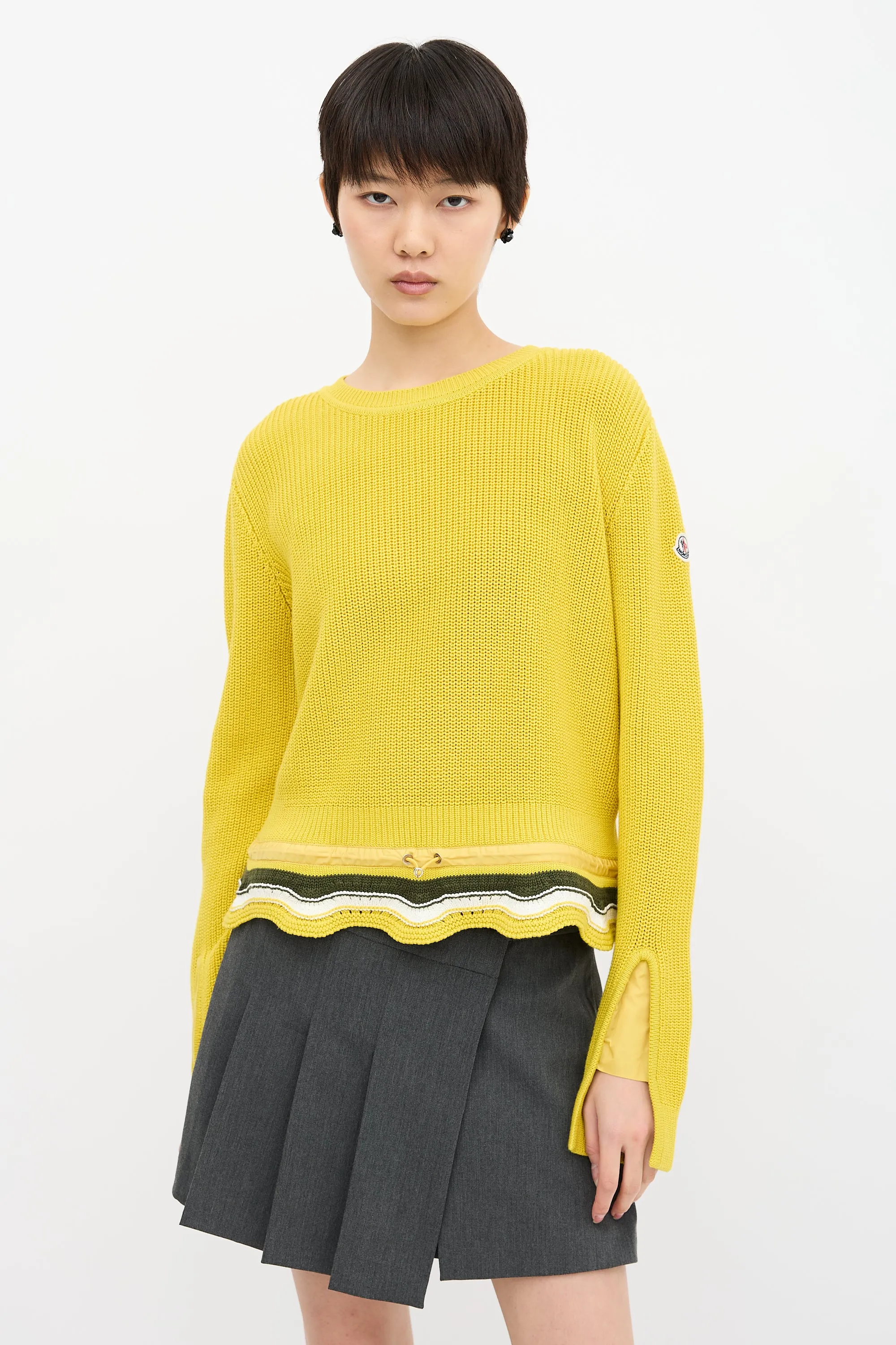 Knit Drawcord Sweater sold by VSP Consignment