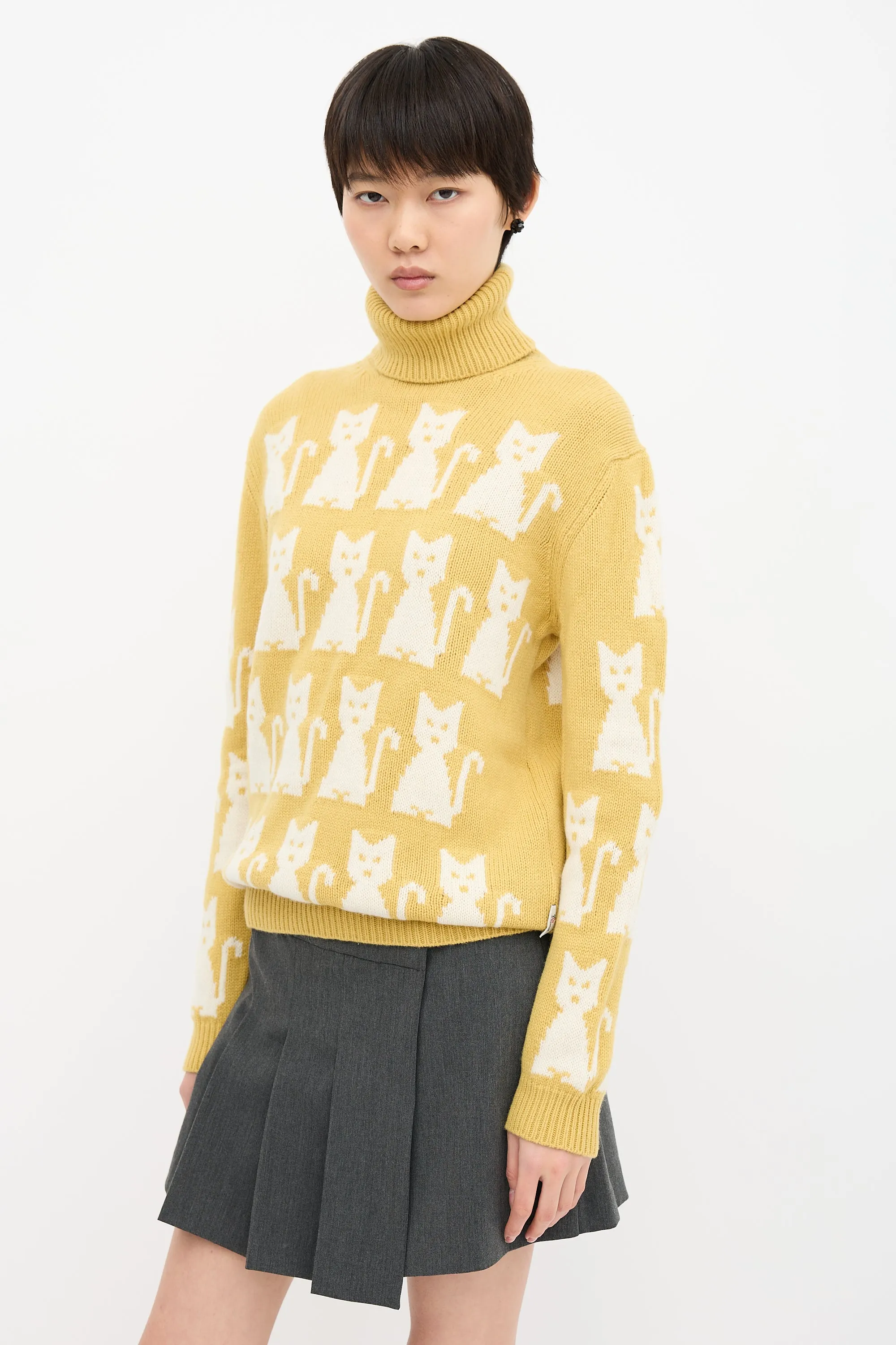 Turtleneck Intarsia Sweater sold by VSP Consignment product image thumbnail 3