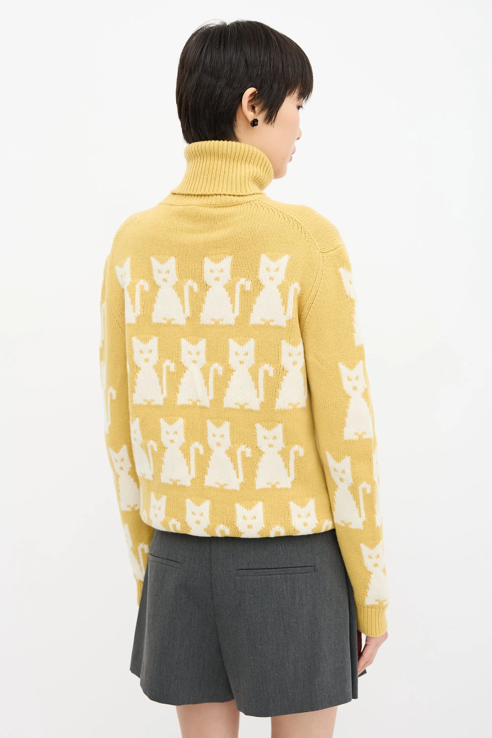 Turtleneck Intarsia Sweater sold by VSP Consignment product image thumbnail 4