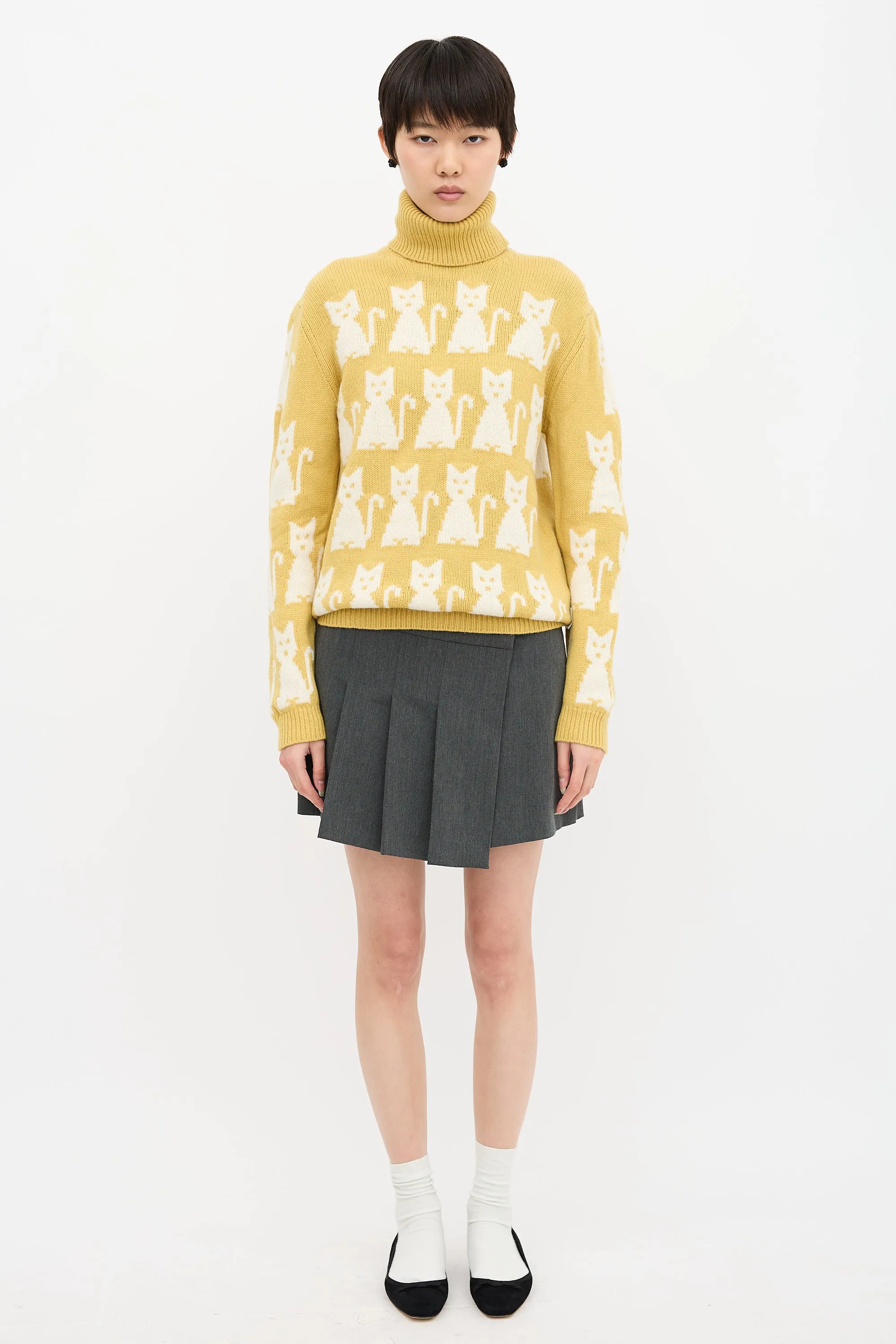 Turtleneck Intarsia Sweater sold by VSP Consignment product image thumbnail 2