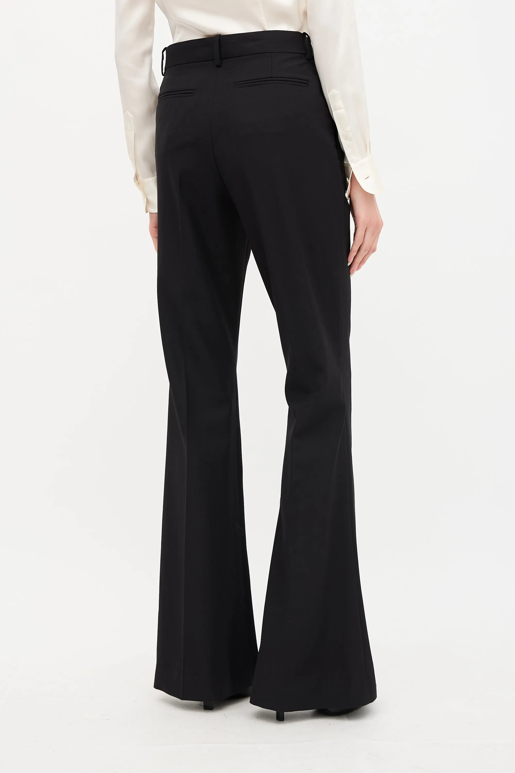 Wool Medusa Buckle Trouser sold by VSP Consignment product image thumbnail 4