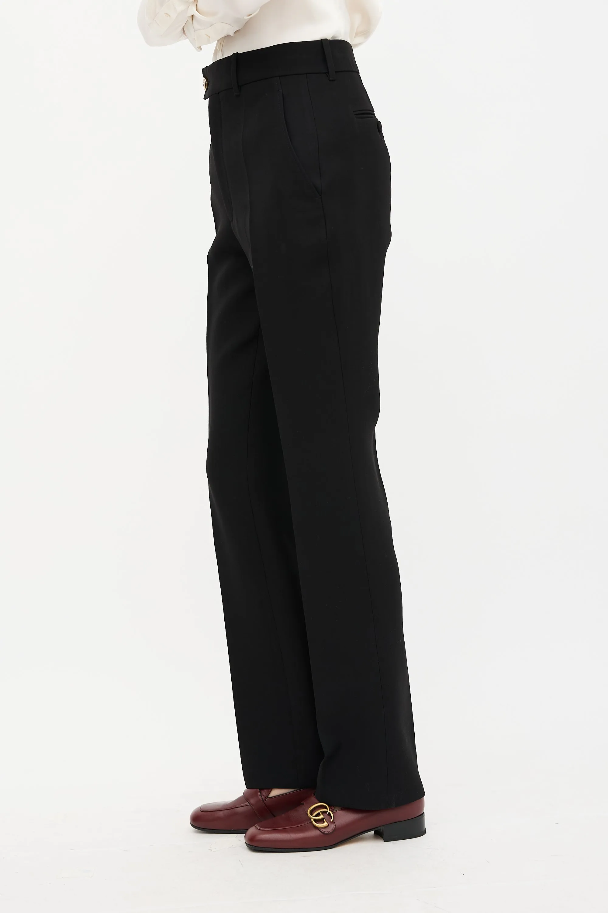 Silk & Wool Trouser sold by VSP Consignment product image thumbnail 3