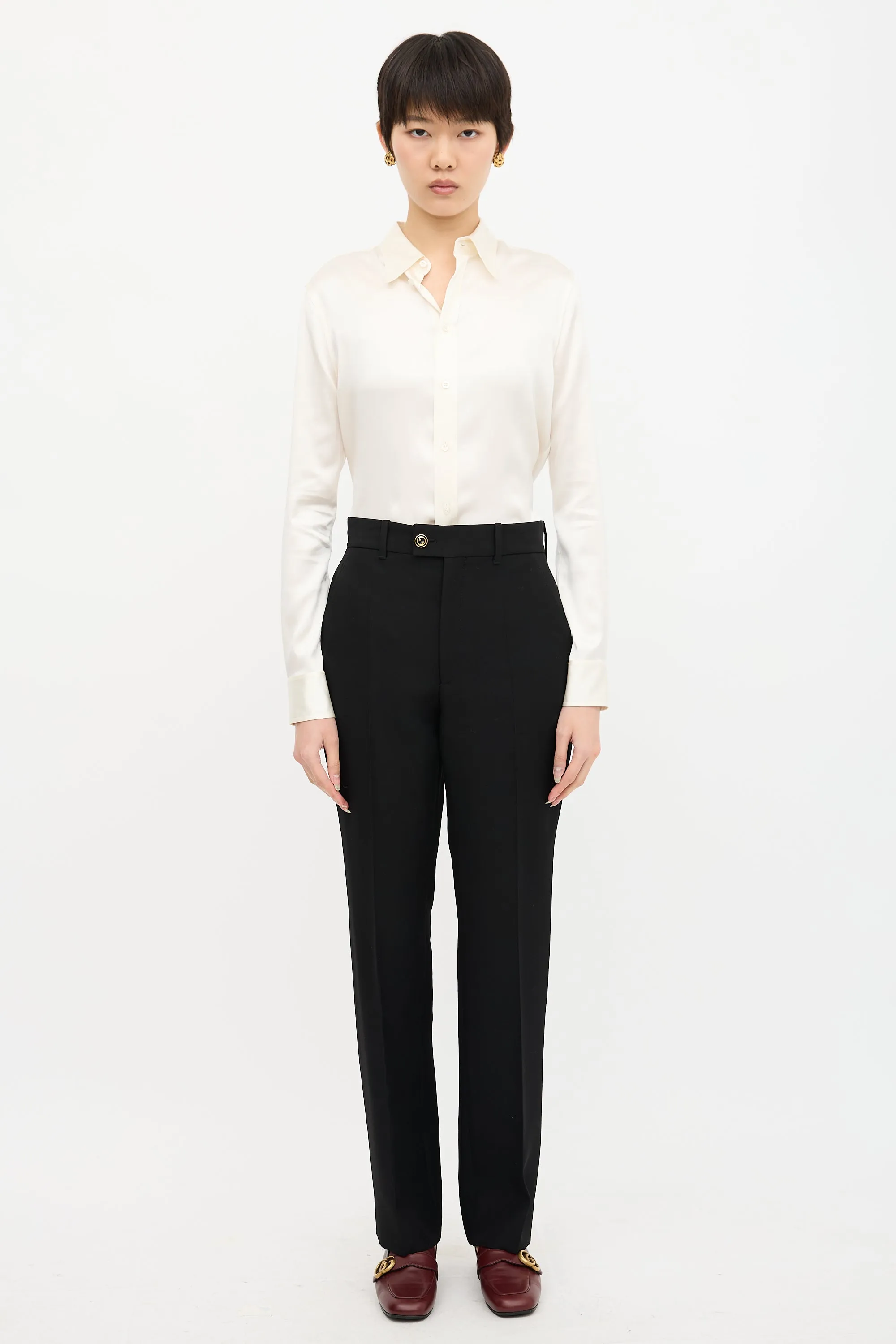 Silk & Wool Trouser sold by VSP Consignment product image thumbnail 2