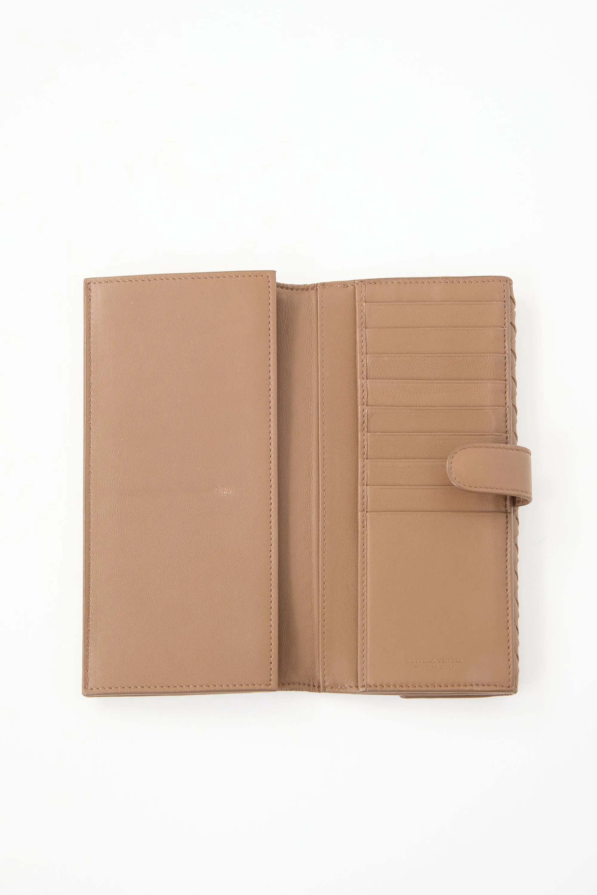 Leather Intrecciato Long Wallet sold by VSP Consignment product image thumbnail 2