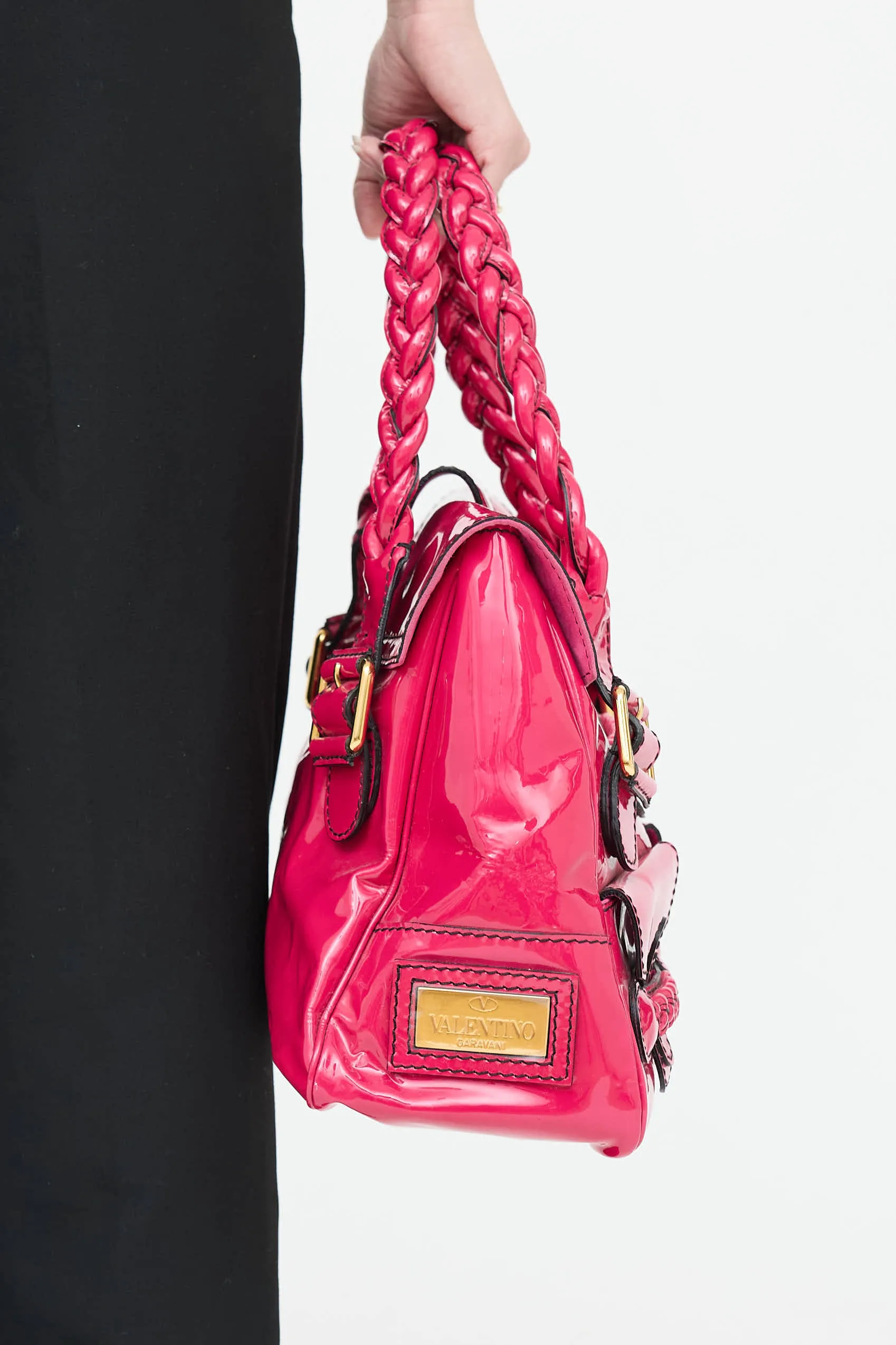 Patent Leather Shoulder Bag sold by VSP Consignment product image thumbnail 5