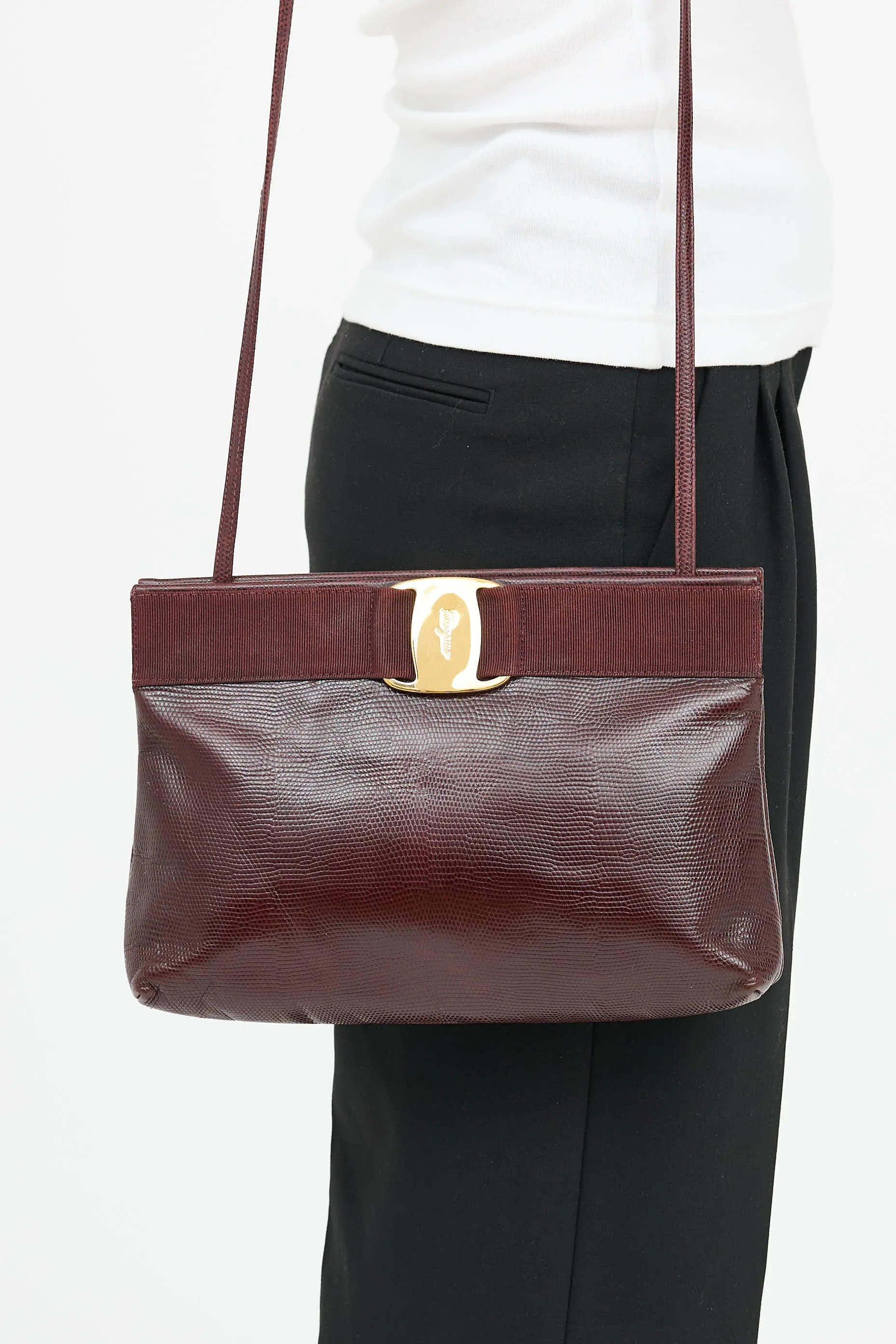 Exotic Leather Vara Bag sold by VSP Consignment product image thumbnail 4