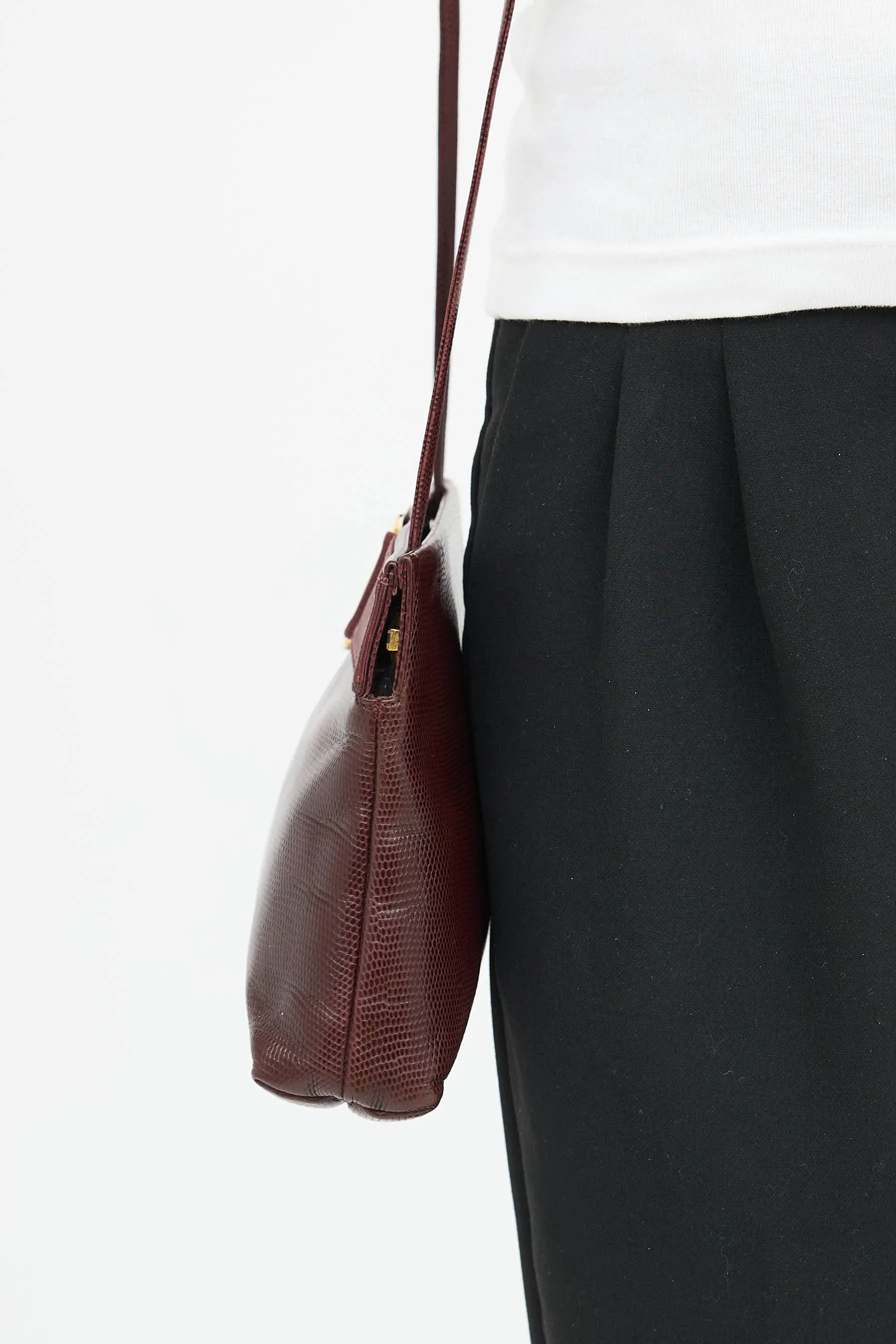 Exotic Leather Vara Bag sold by VSP Consignment product image thumbnail 3