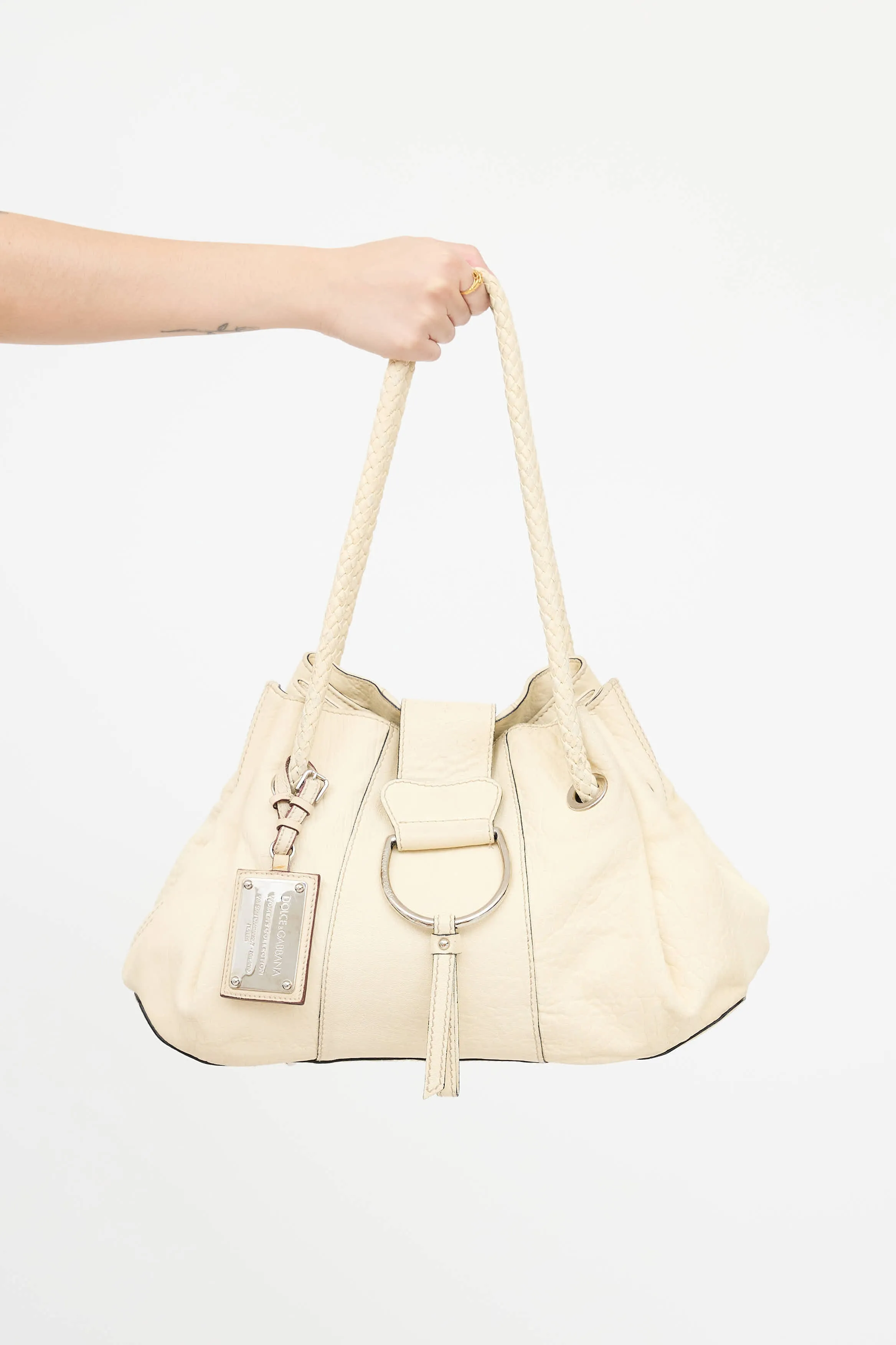 Leather D-Ring Bag sold by VSP Consignment