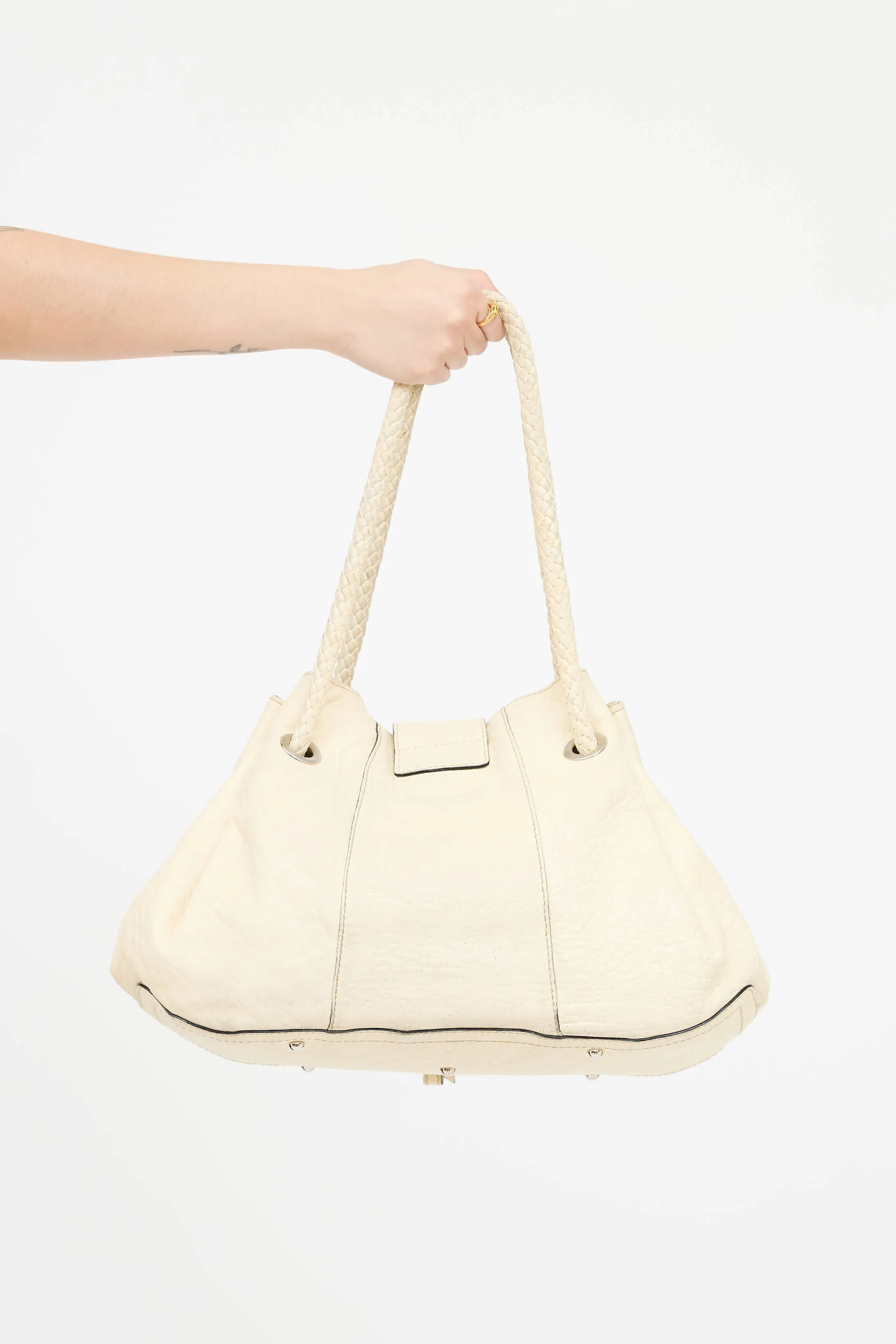 Leather D-Ring Bag sold by VSP Consignment product image thumbnail 2