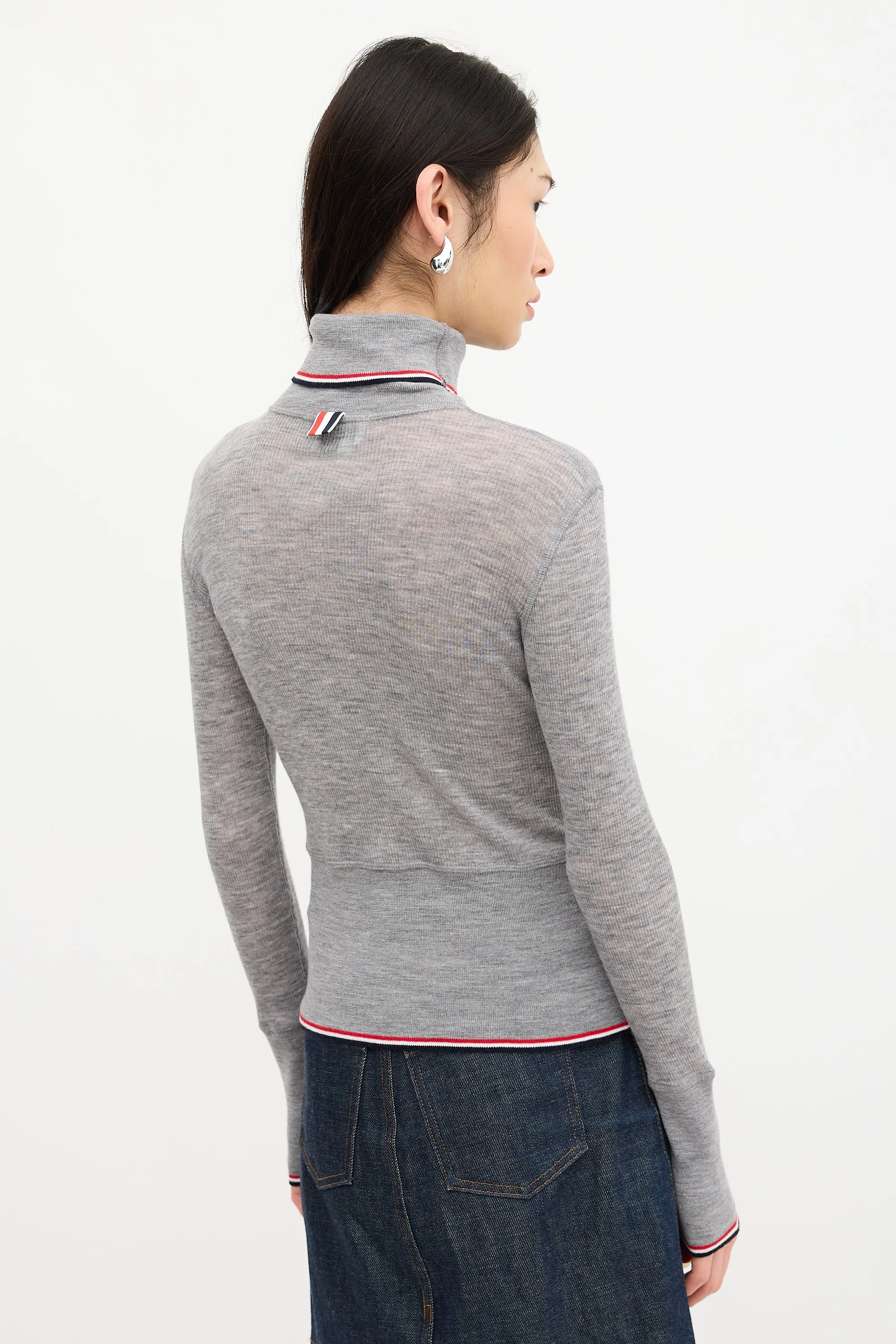 Wool Knit RWB Top sold by VSP Consignment product image thumbnail 5