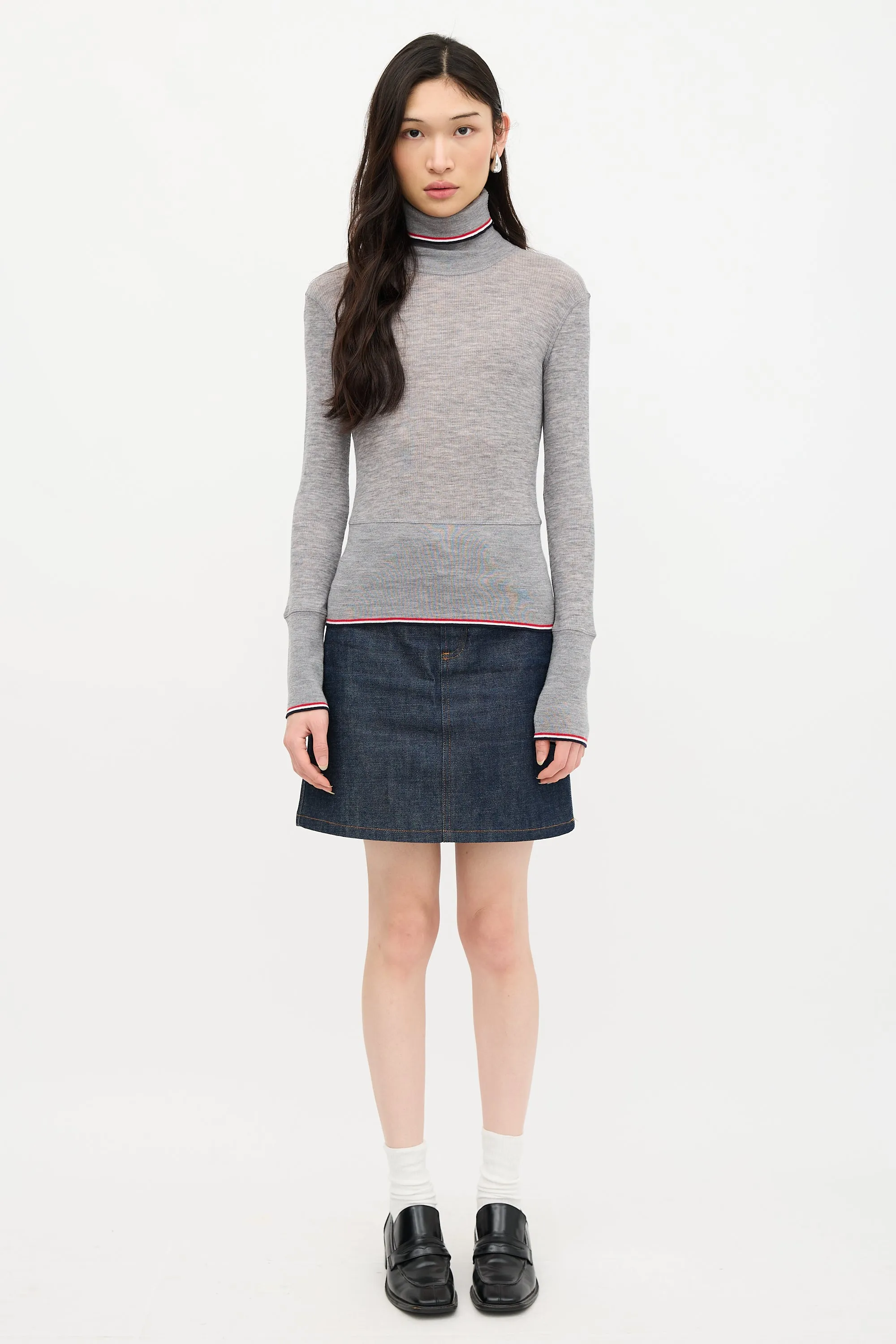 Wool Knit RWB Top sold by VSP Consignment product image thumbnail 3