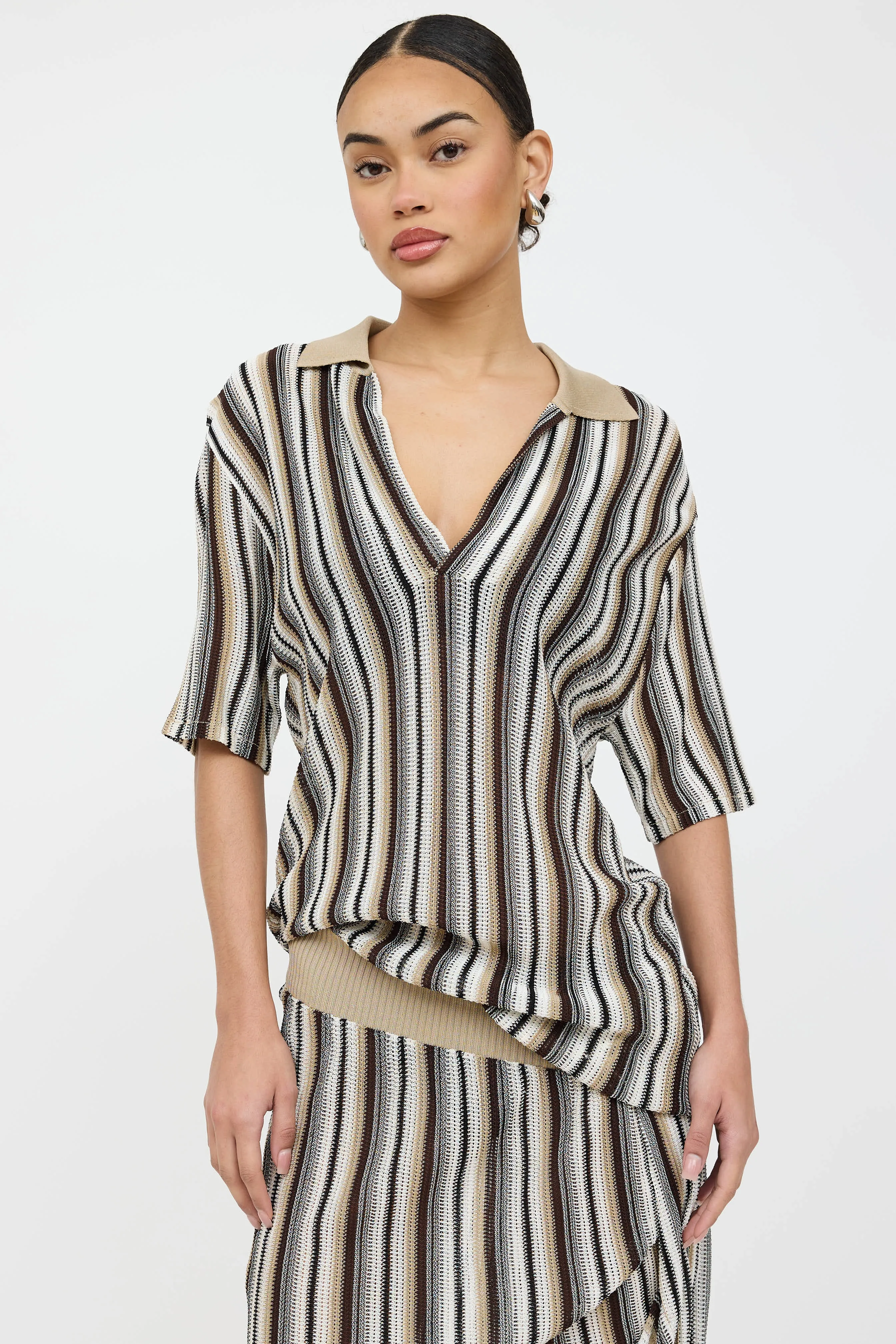 Resort 2020 Striped Polo Dress sold by VSP Consignment product image thumbnail 3