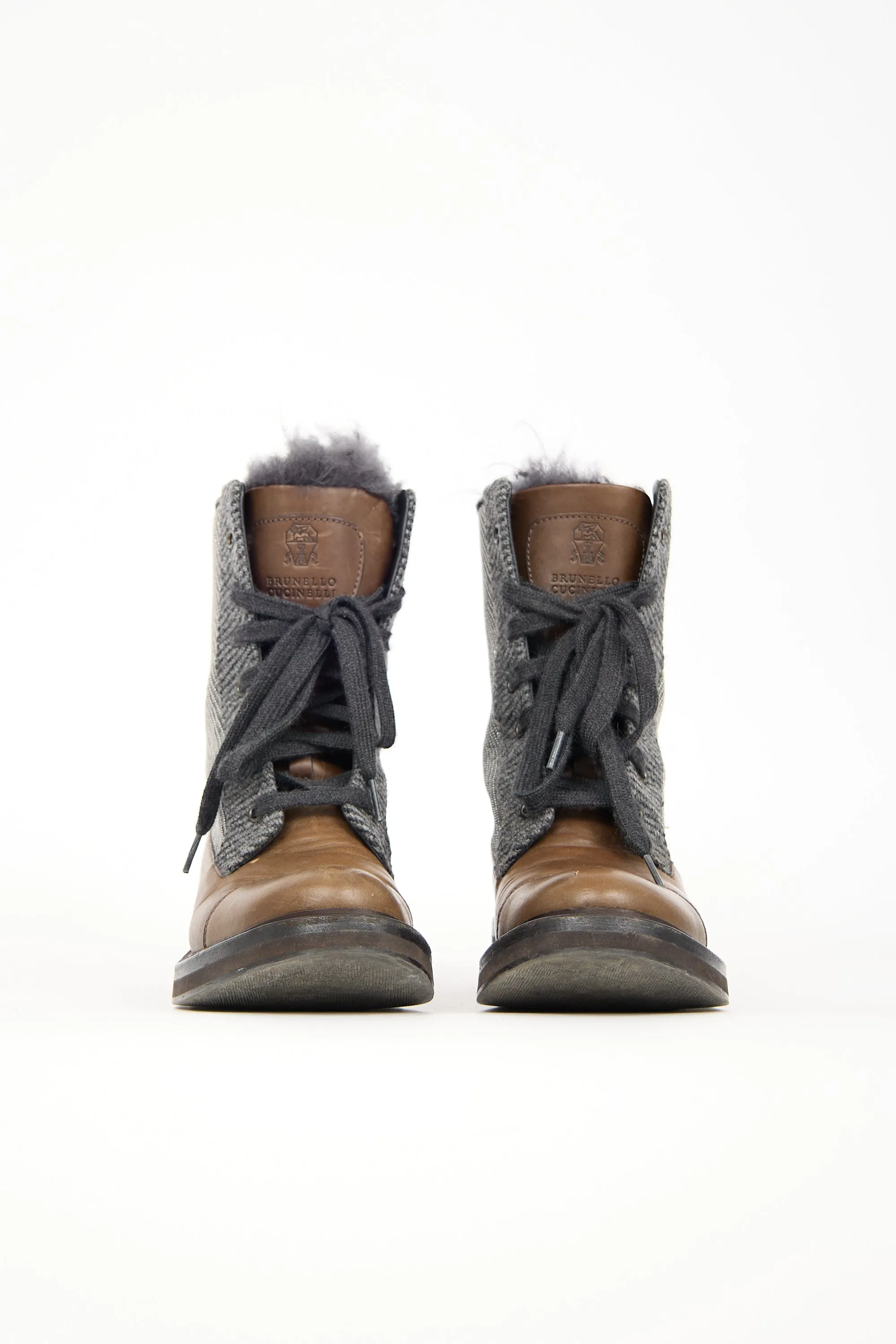Leather & Fur Monili Boot sold by VSP Consignment product image thumbnail 3