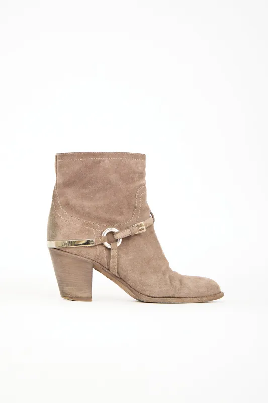 Suede Etrier Ankle Boot sold by VSP Consignment