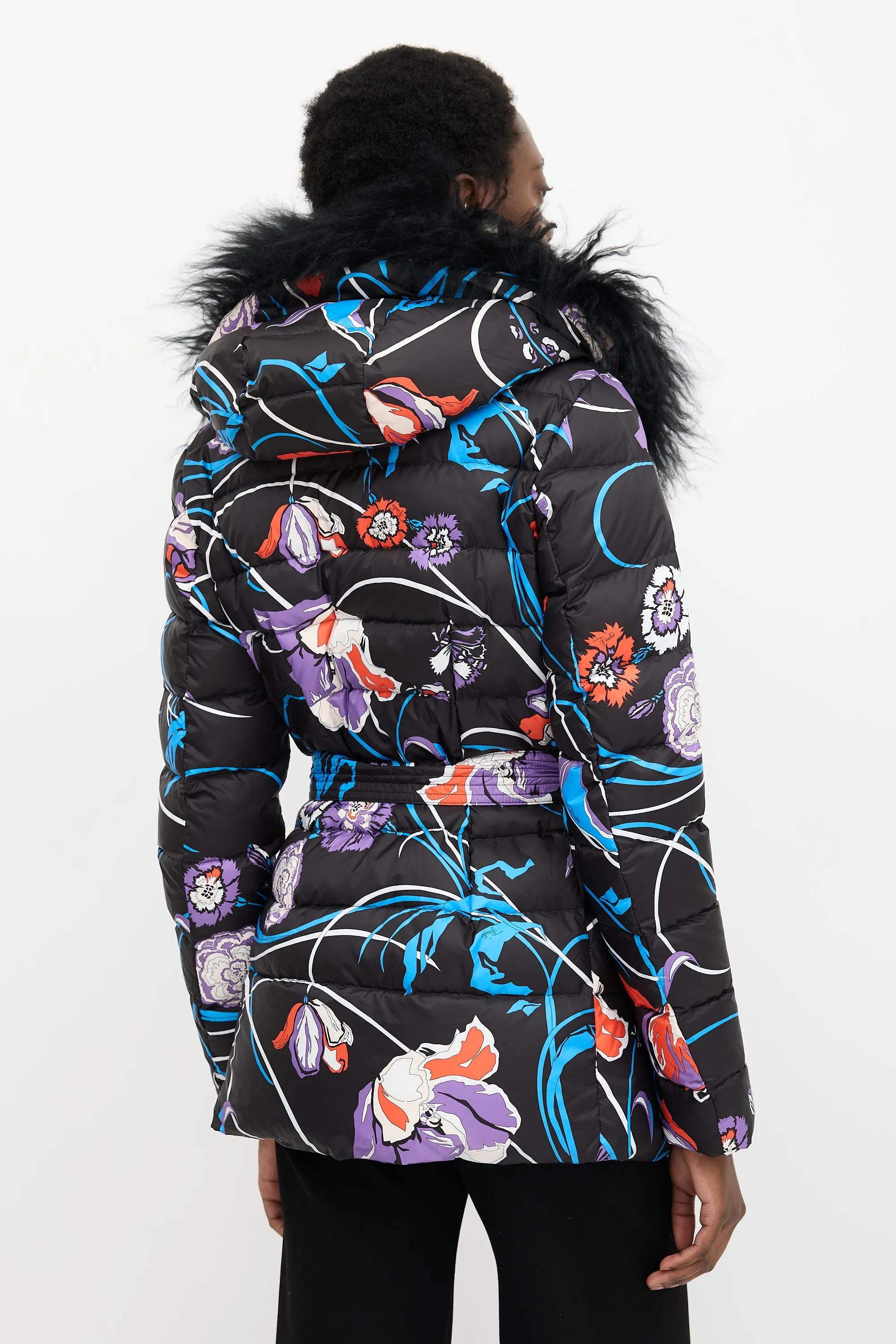 Down Floral Printed Coat sold by VSP Consignment product image thumbnail 4