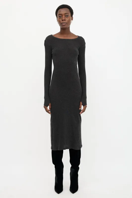 Boat Neck Maxi Dress sold by VSP Consignment