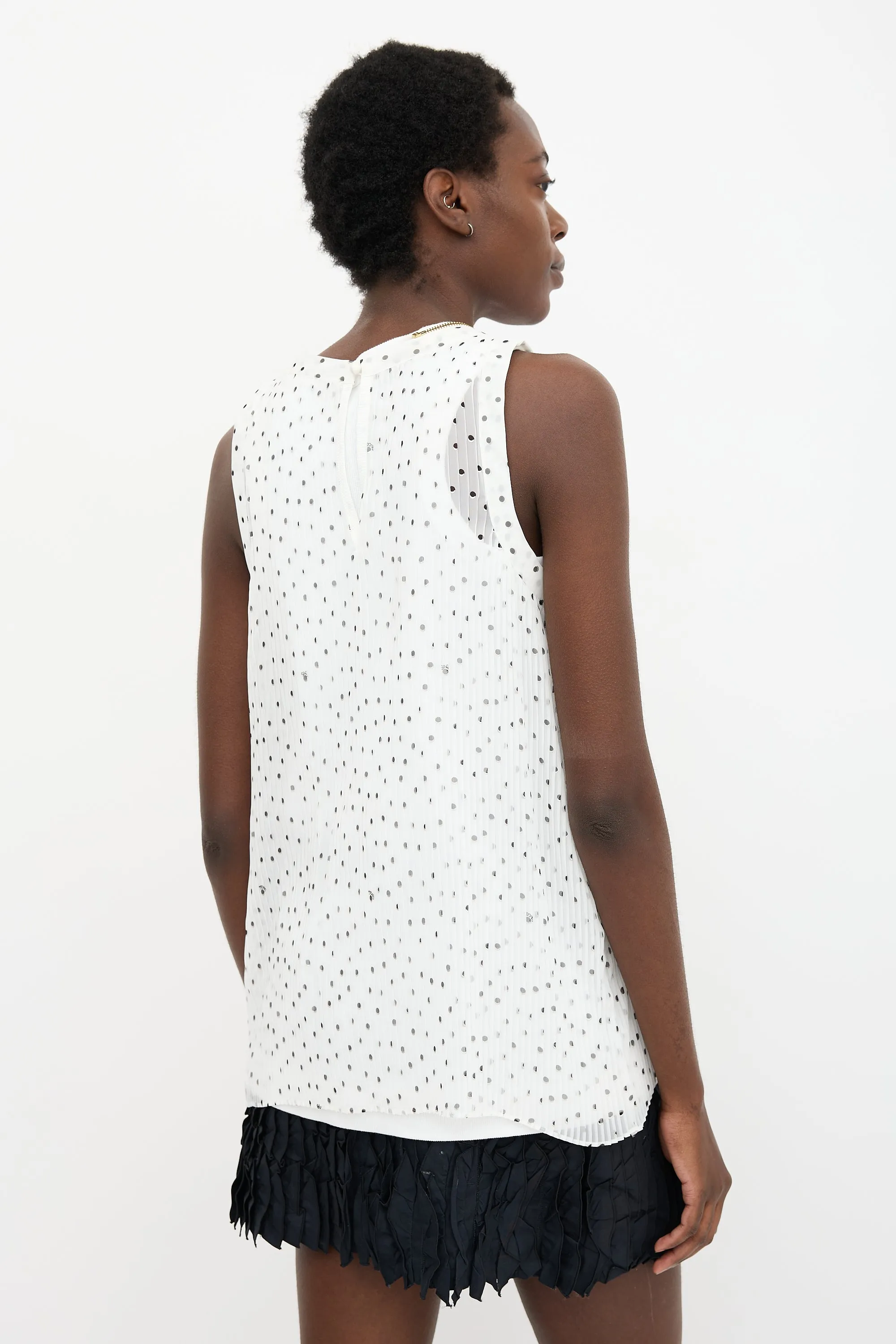 Plissé Overlay Top sold by VSP Consignment product image thumbnail 4