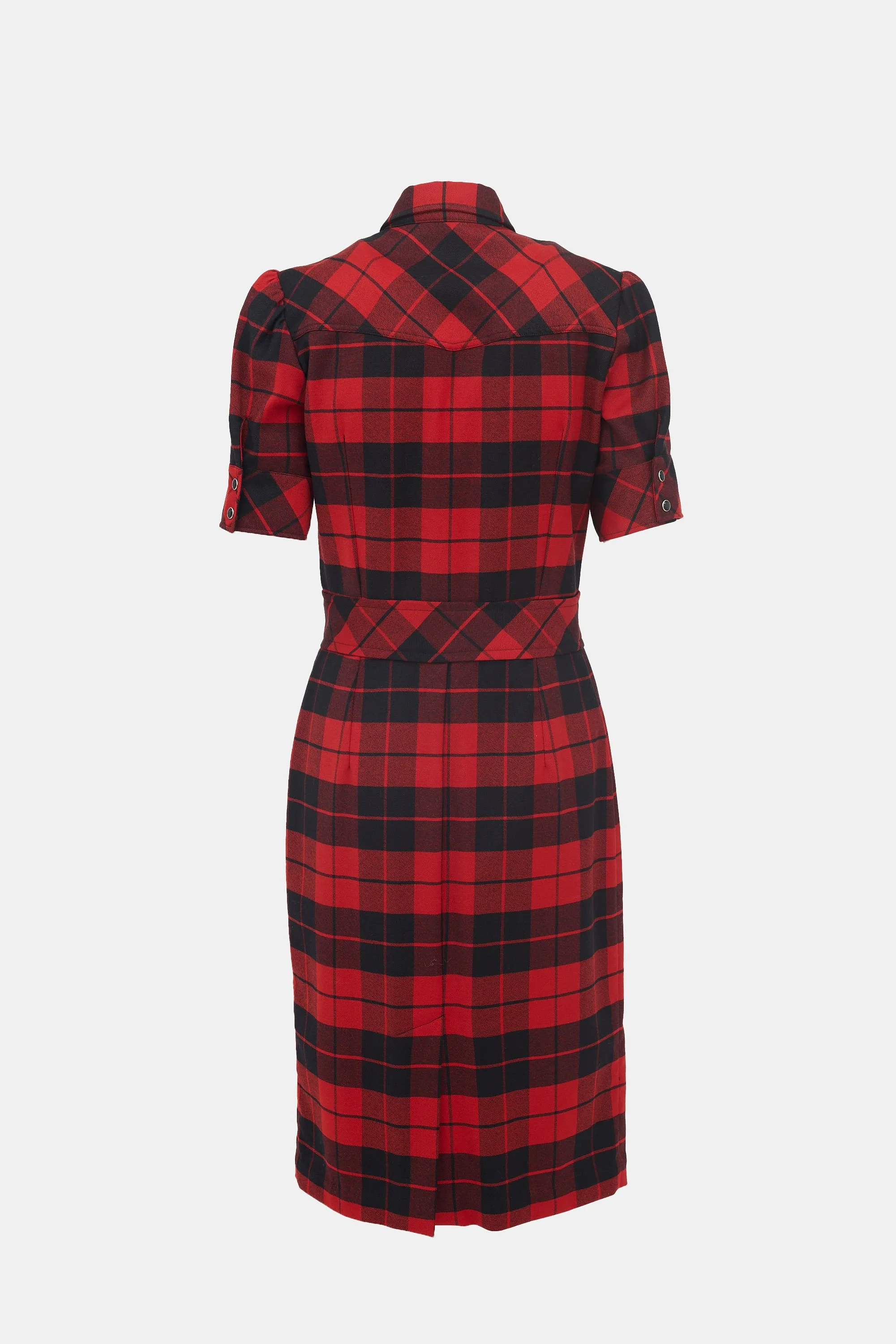 2008 Wool Check Dress sold by VSP Consignment product image thumbnail 2