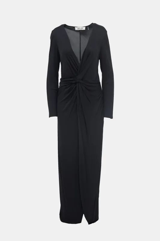 Twist V-Neck Dress sold by VSP Consignment