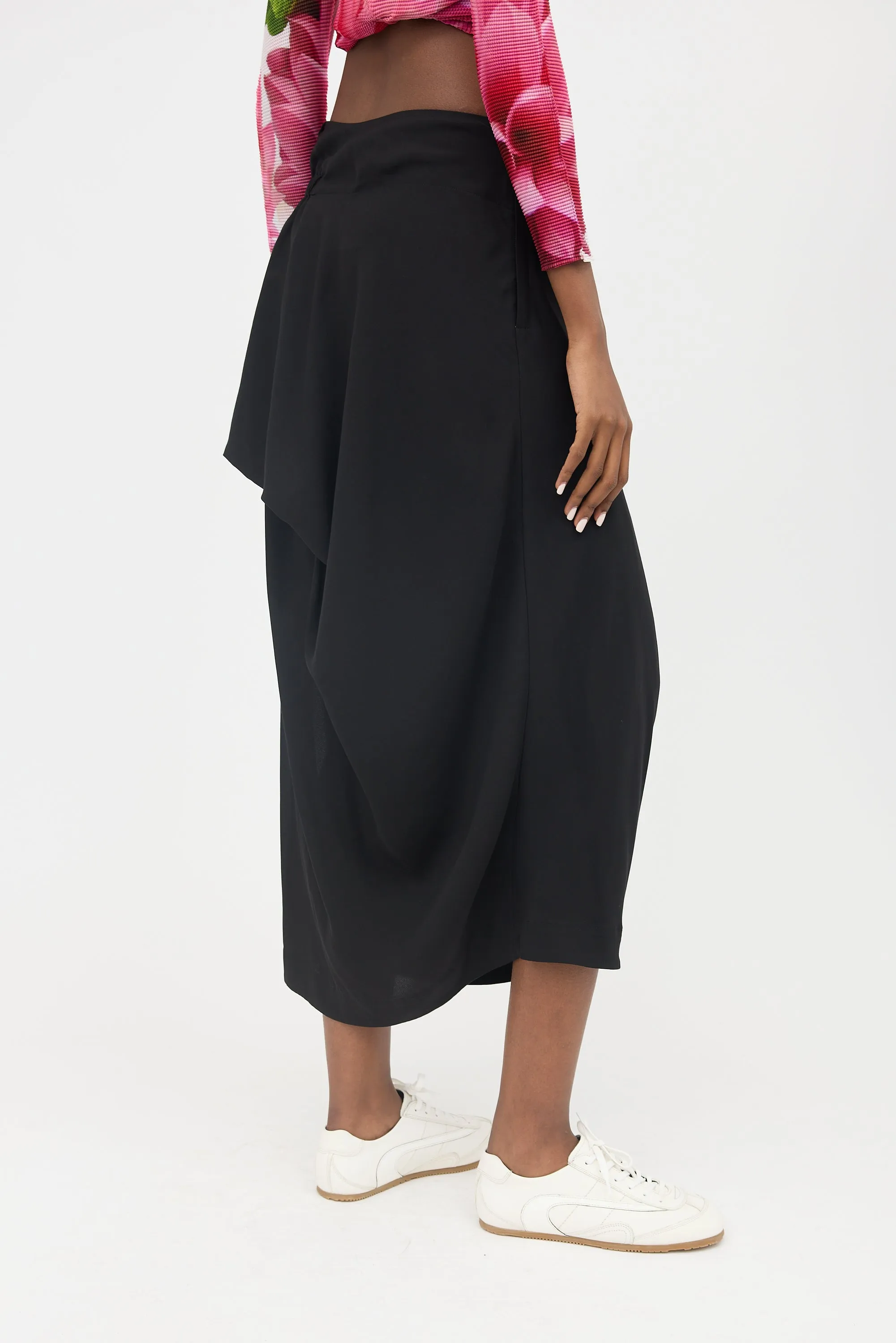 Asymmetrical Draped Skirt sold by VSP Consignment product image thumbnail 4