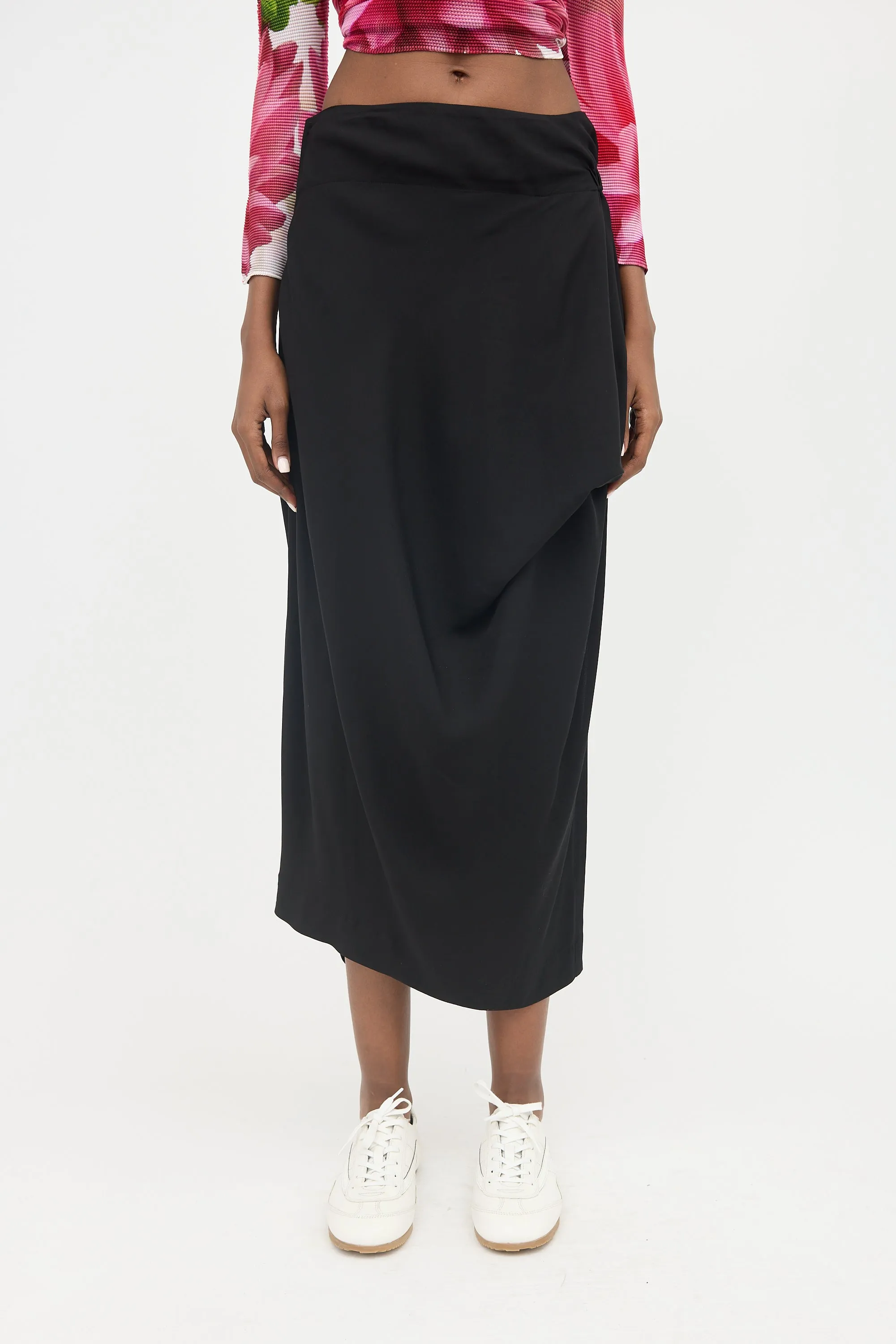 Asymmetrical Draped Skirt sold by VSP Consignment