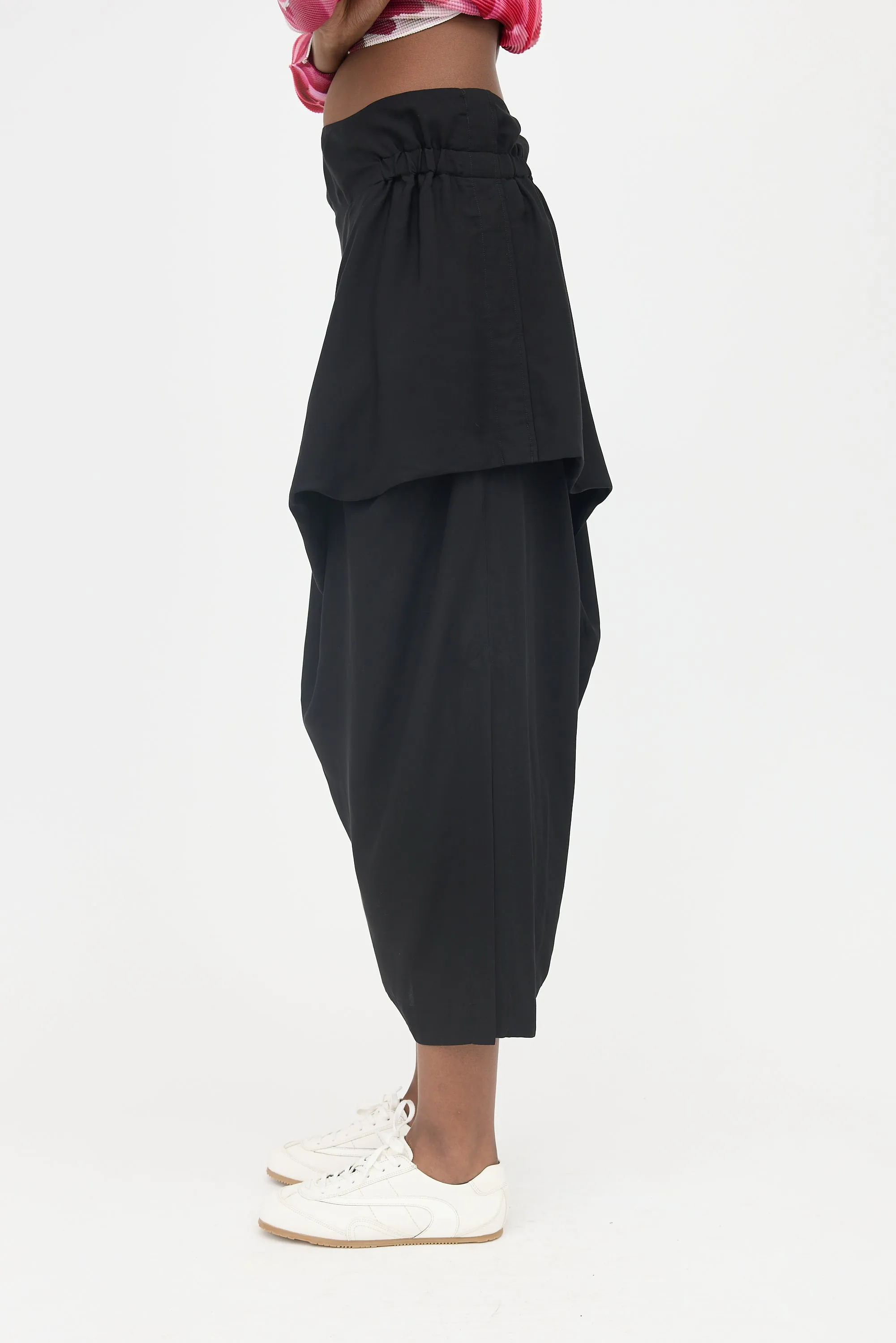 Asymmetrical Draped Skirt sold by VSP Consignment product image thumbnail 3