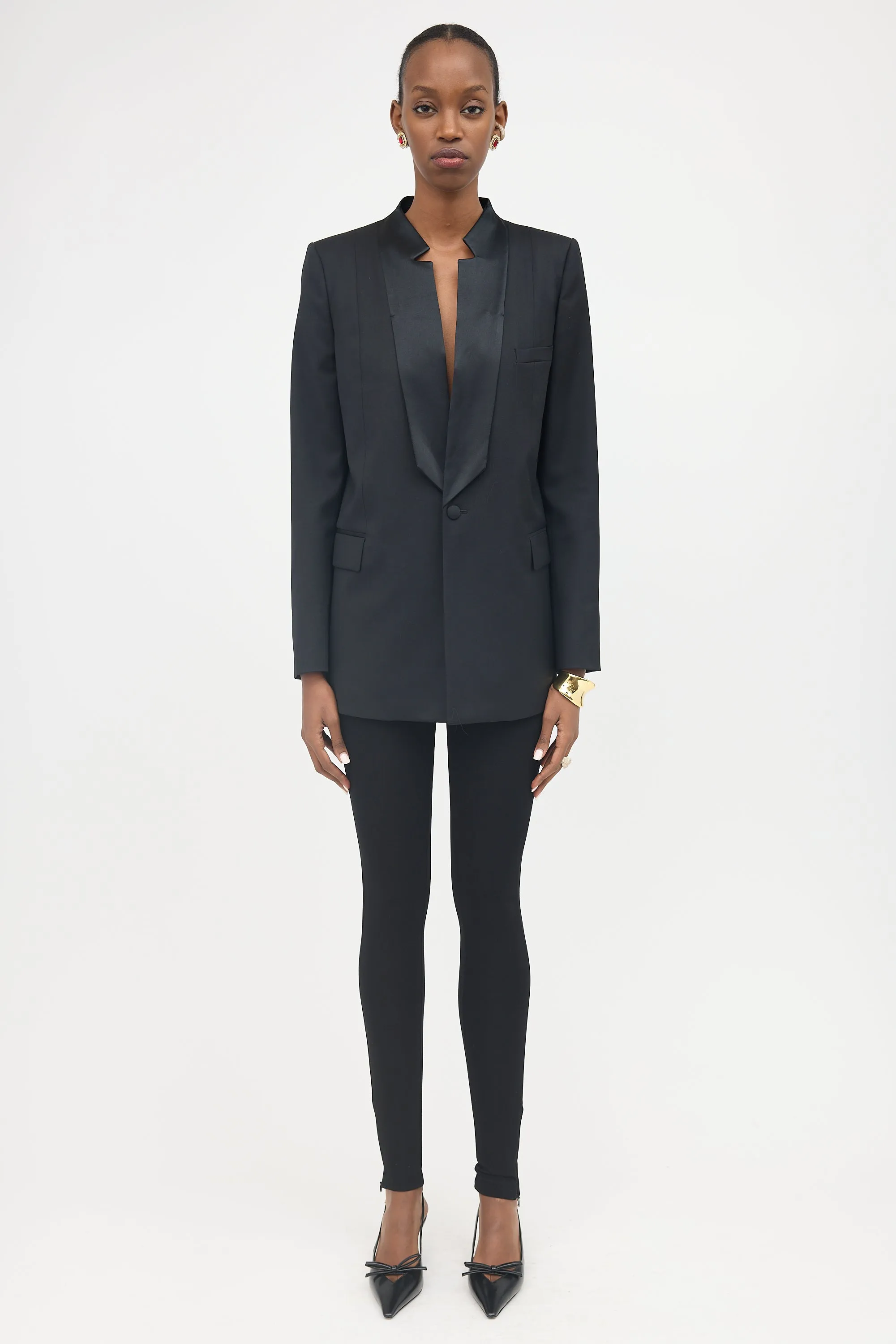 Wool Tuxedo Blazer sold by VSP Consignment product image thumbnail 2