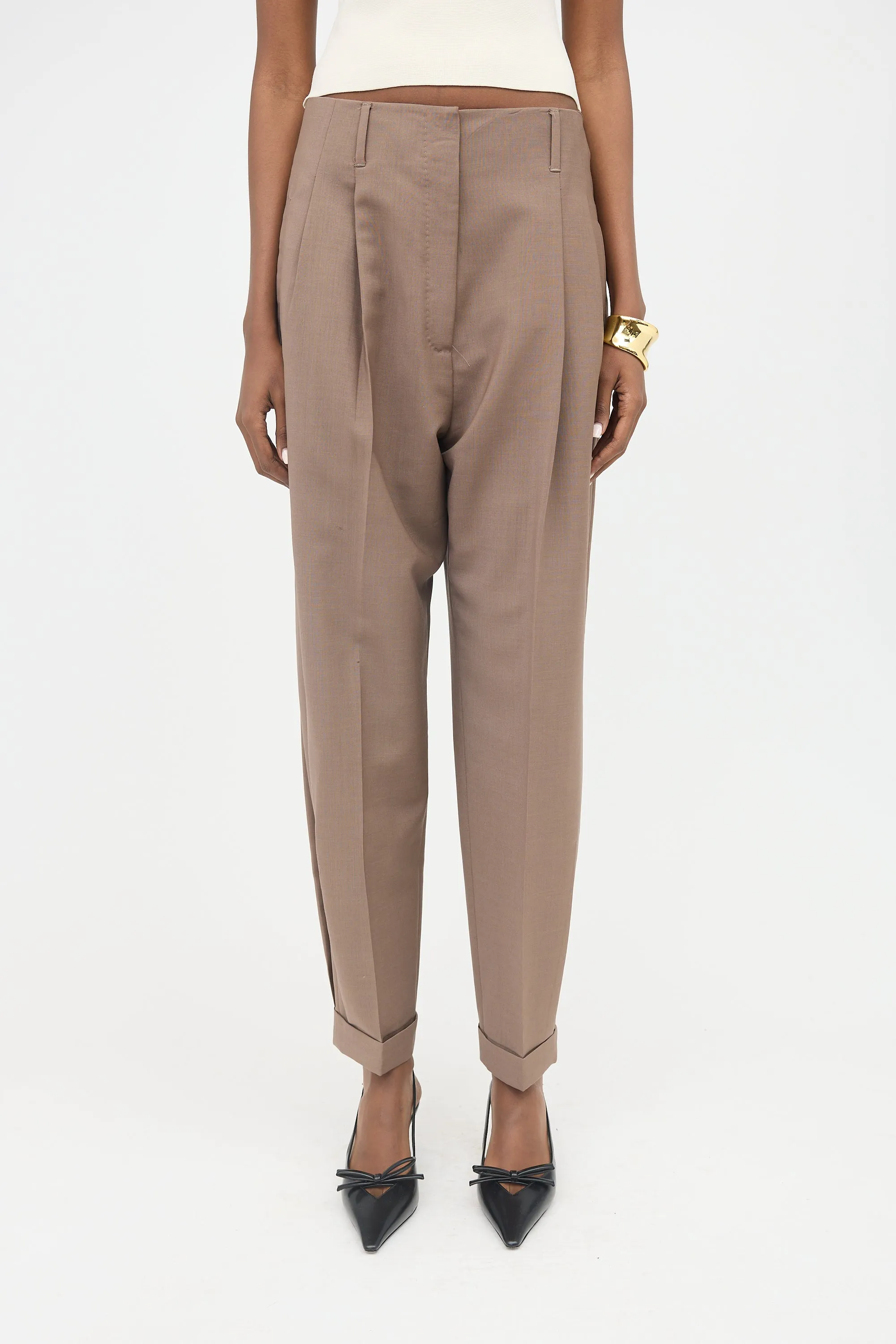 Wool & Mohair Tapered Trouser sold by VSP Consignment