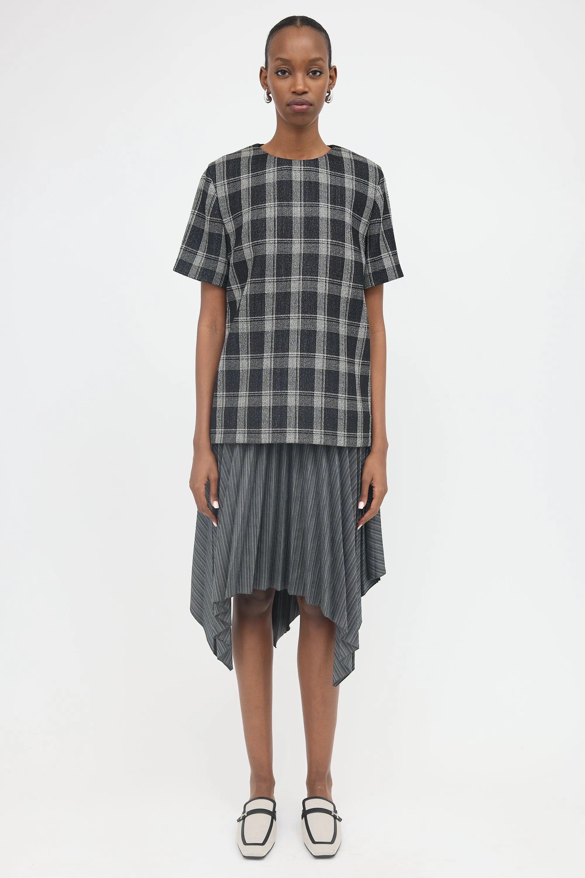 Wool Check Top sold by VSP Consignment product image thumbnail 2