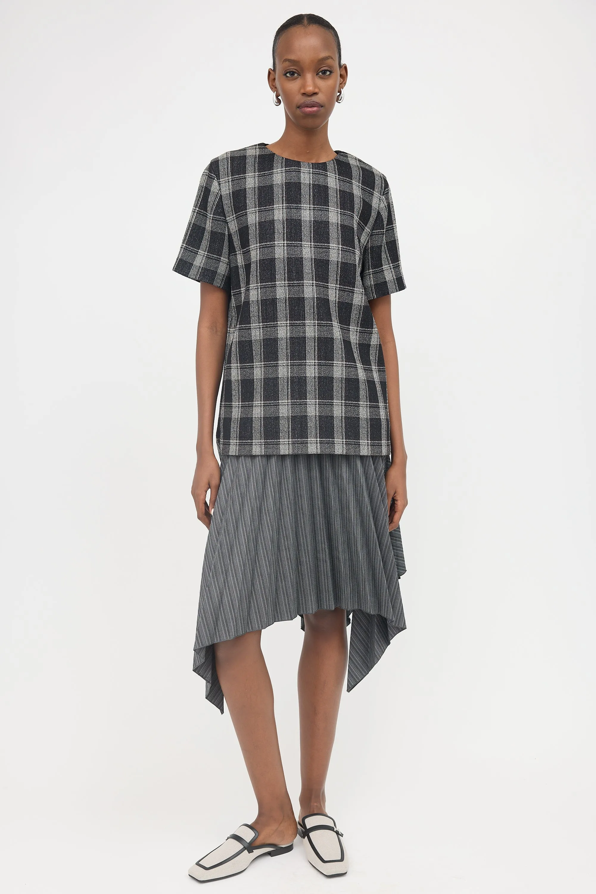 Wool Check Top sold by VSP Consignment product image thumbnail 5