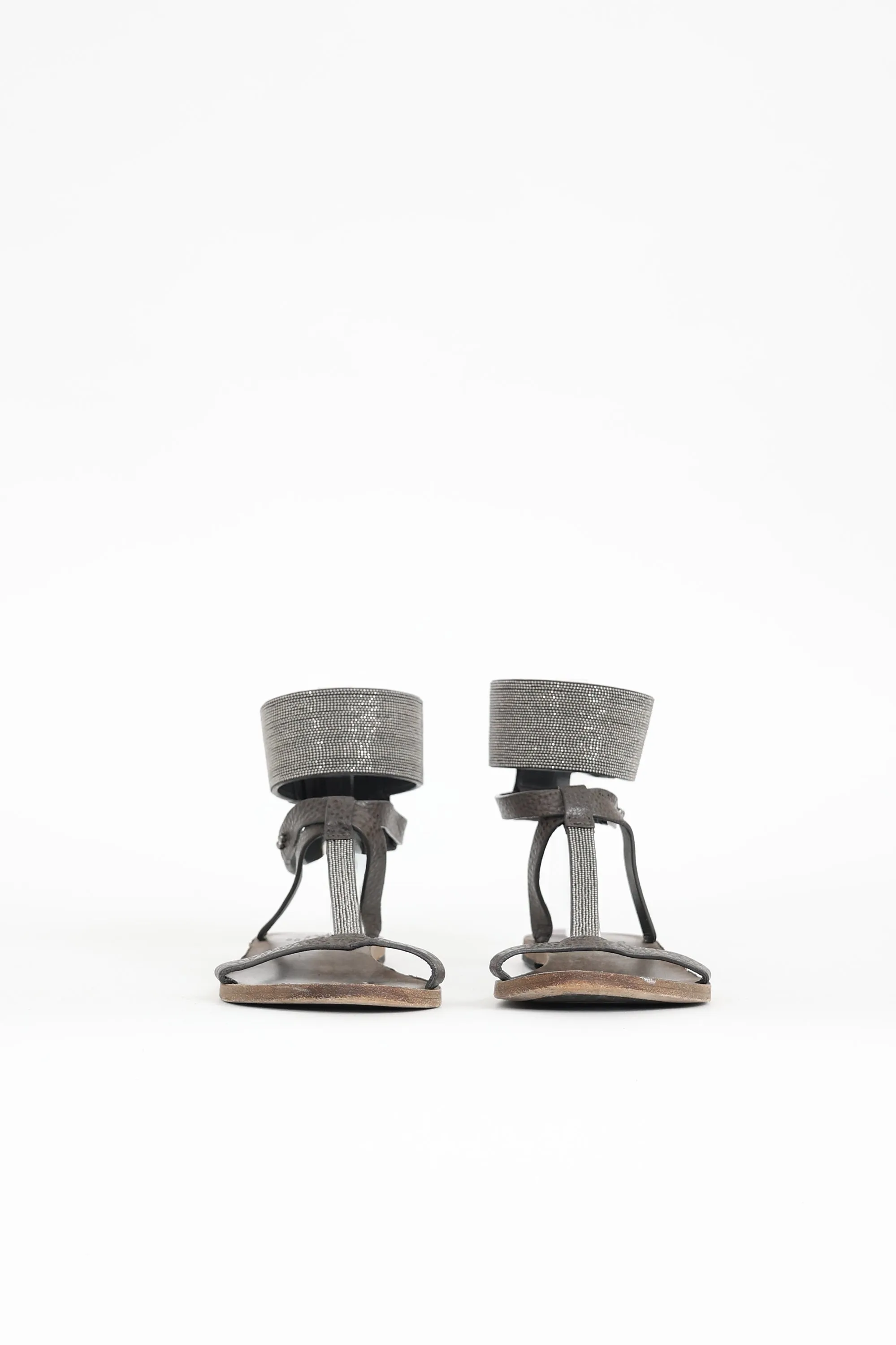 Leather Monili T-Strap Sandal sold by VSP Consignment product image thumbnail 3