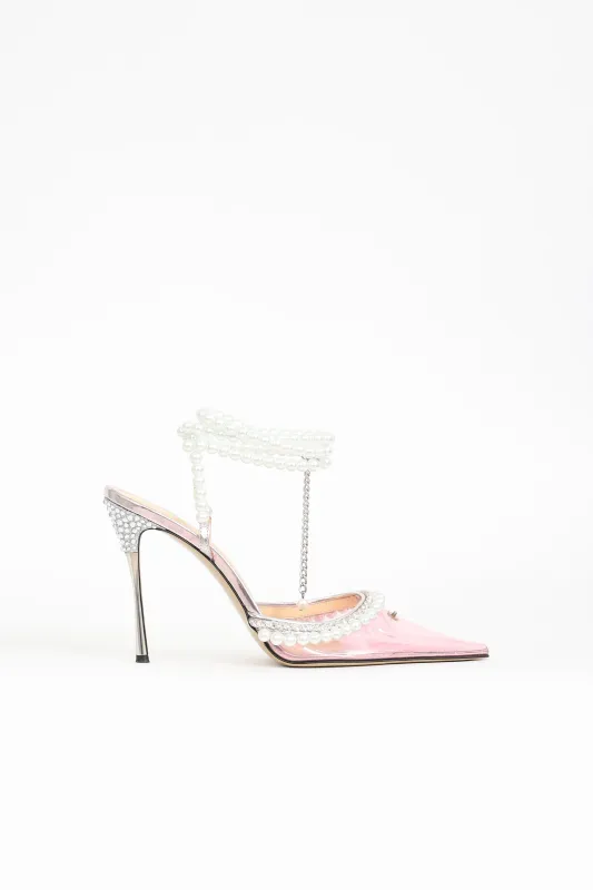 PVC Diamond Of Elizabeth Pump sold by VSP Consignment