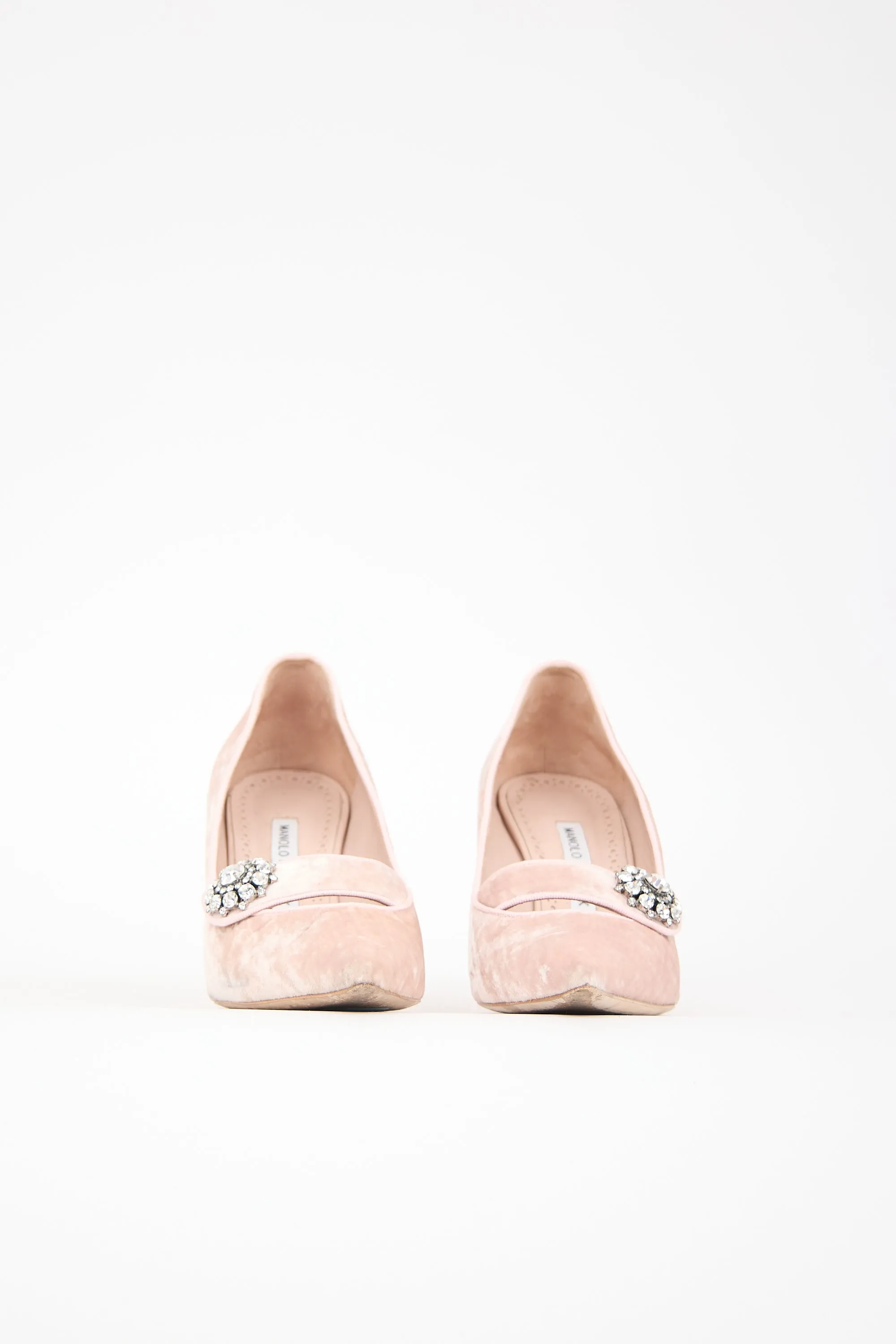 Velvet Embellished Decebalo Pump sold by VSP Consignment product image thumbnail 3
