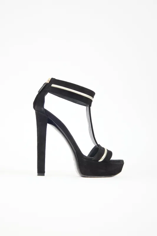 Suede Platform Sandal sold by VSP Consignment