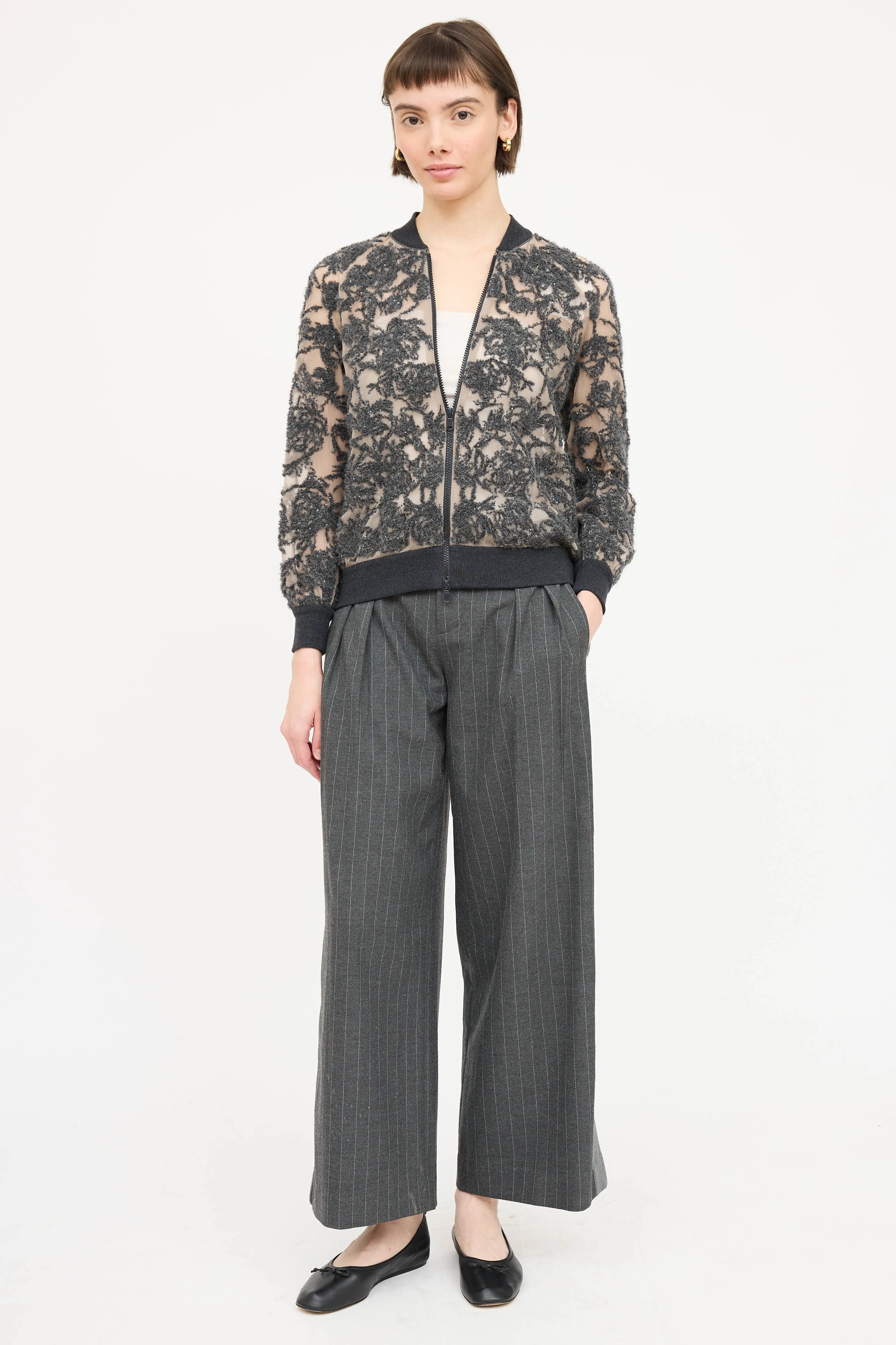 Silk Textured Bomber sold by VSP Consignment product image thumbnail 5