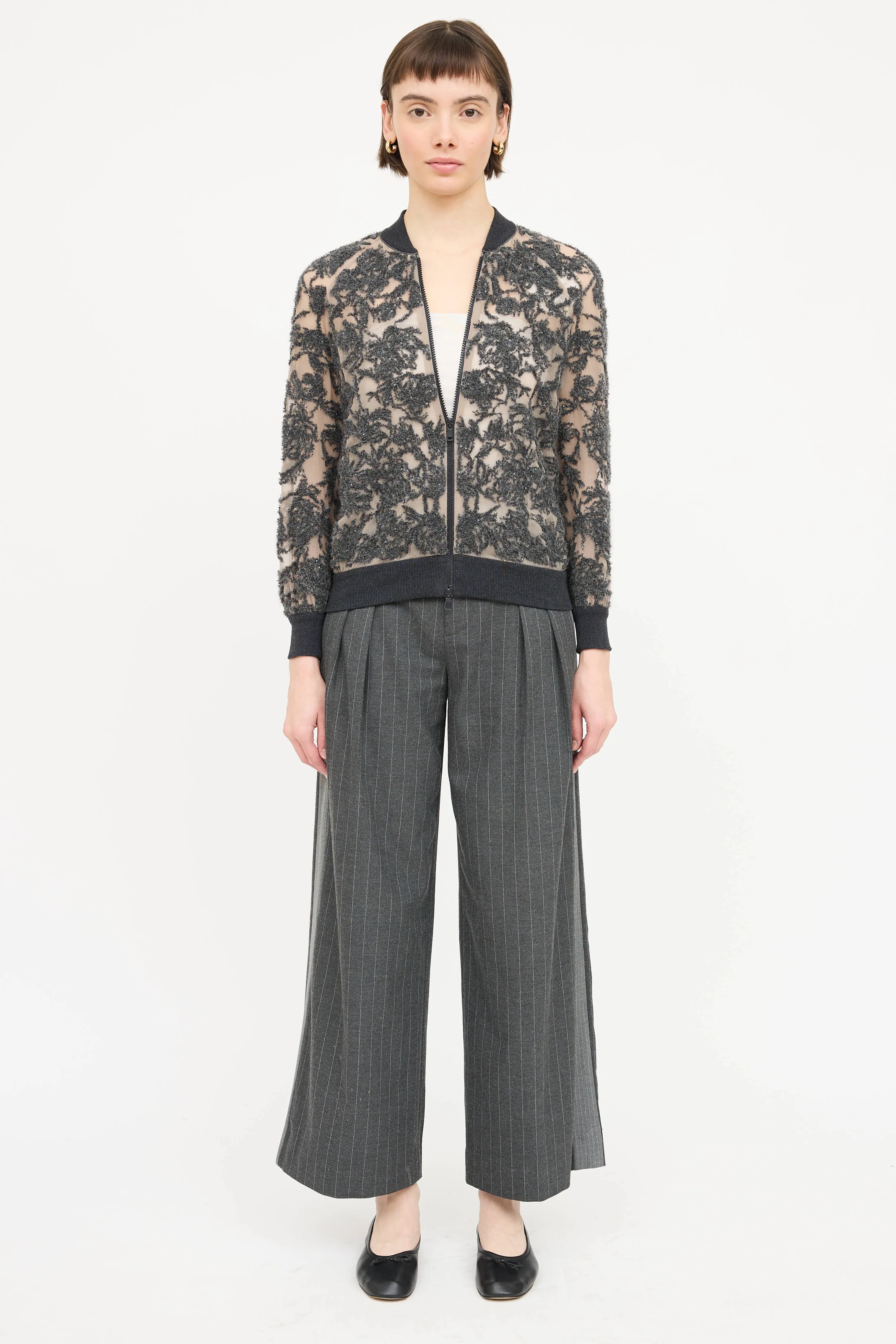 Silk Textured Bomber sold by VSP Consignment product image thumbnail 2