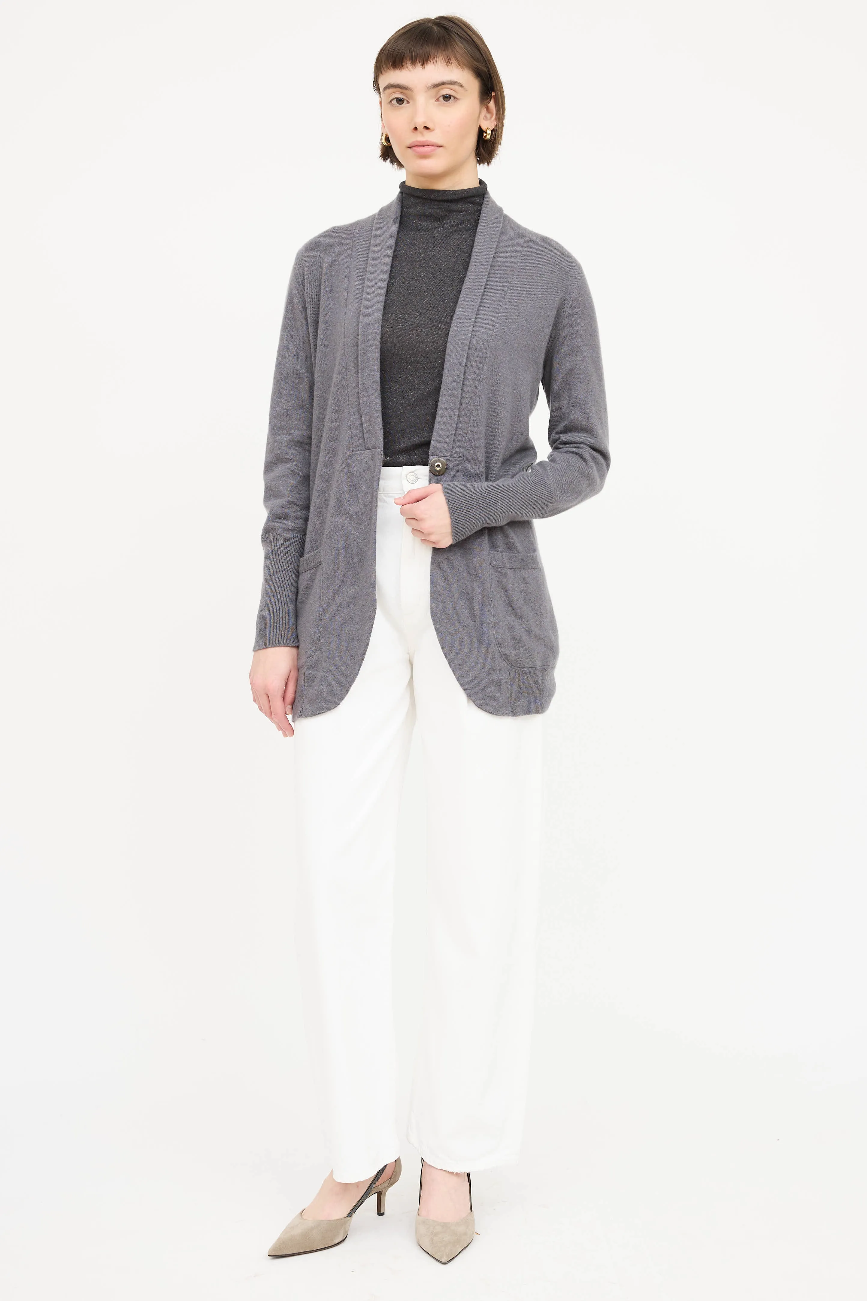 Cashmere Knit Cardigan sold by VSP Consignment product image thumbnail 5