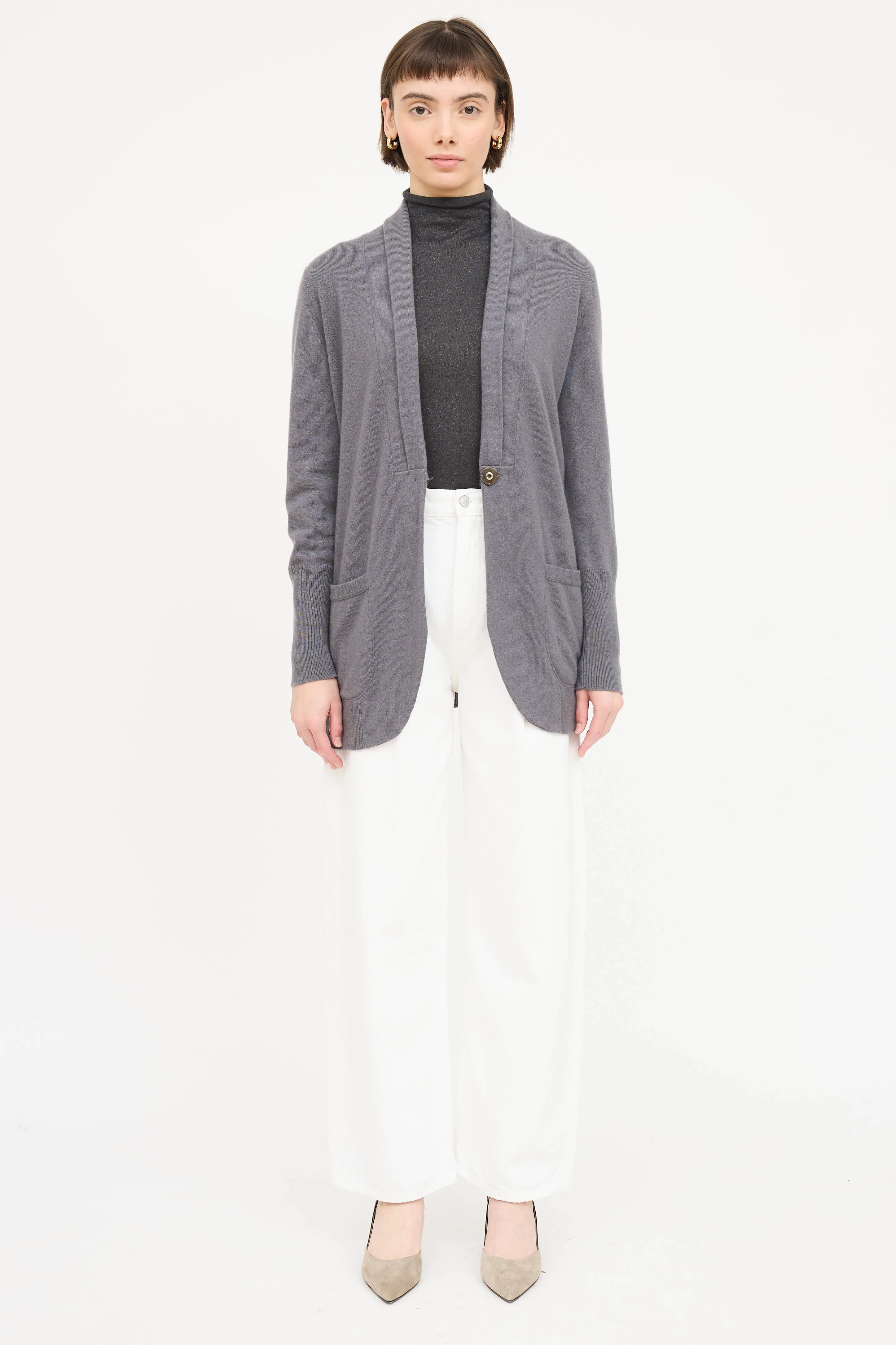 Cashmere Knit Cardigan sold by VSP Consignment product image thumbnail 2