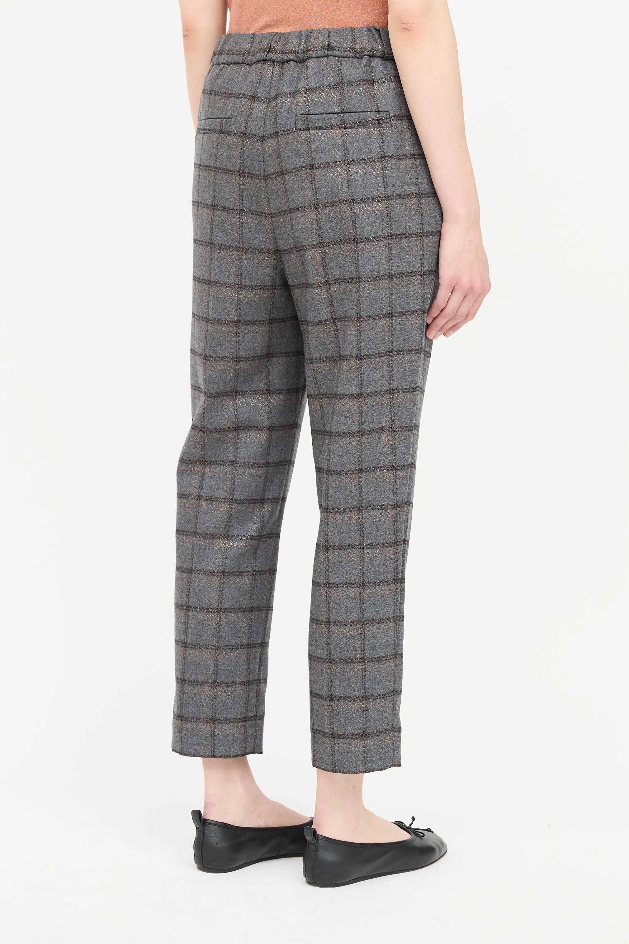 Checkered Metallic Pant sold by VSP Consignment product image thumbnail 4