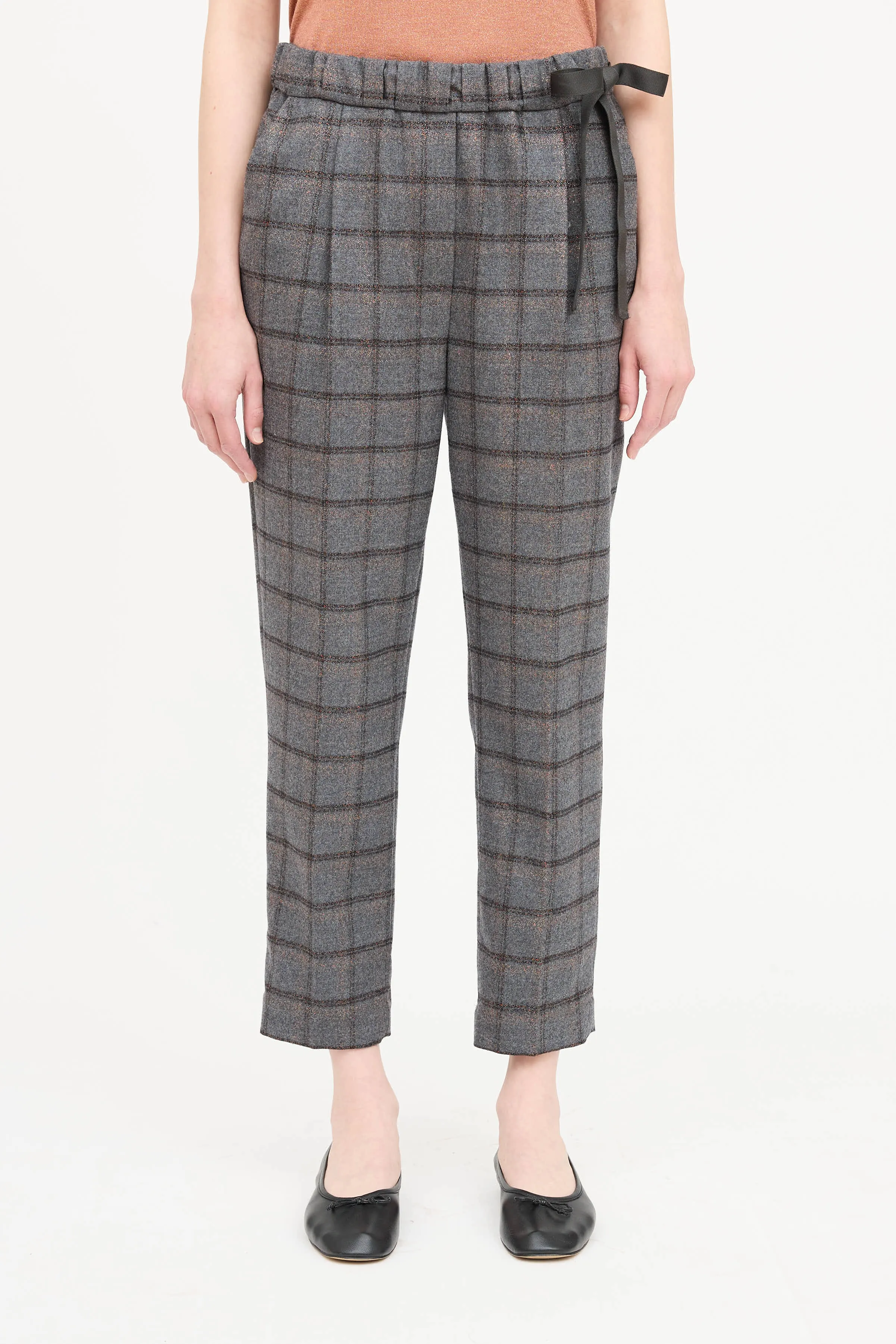 Checkered Metallic Pant sold by VSP Consignment