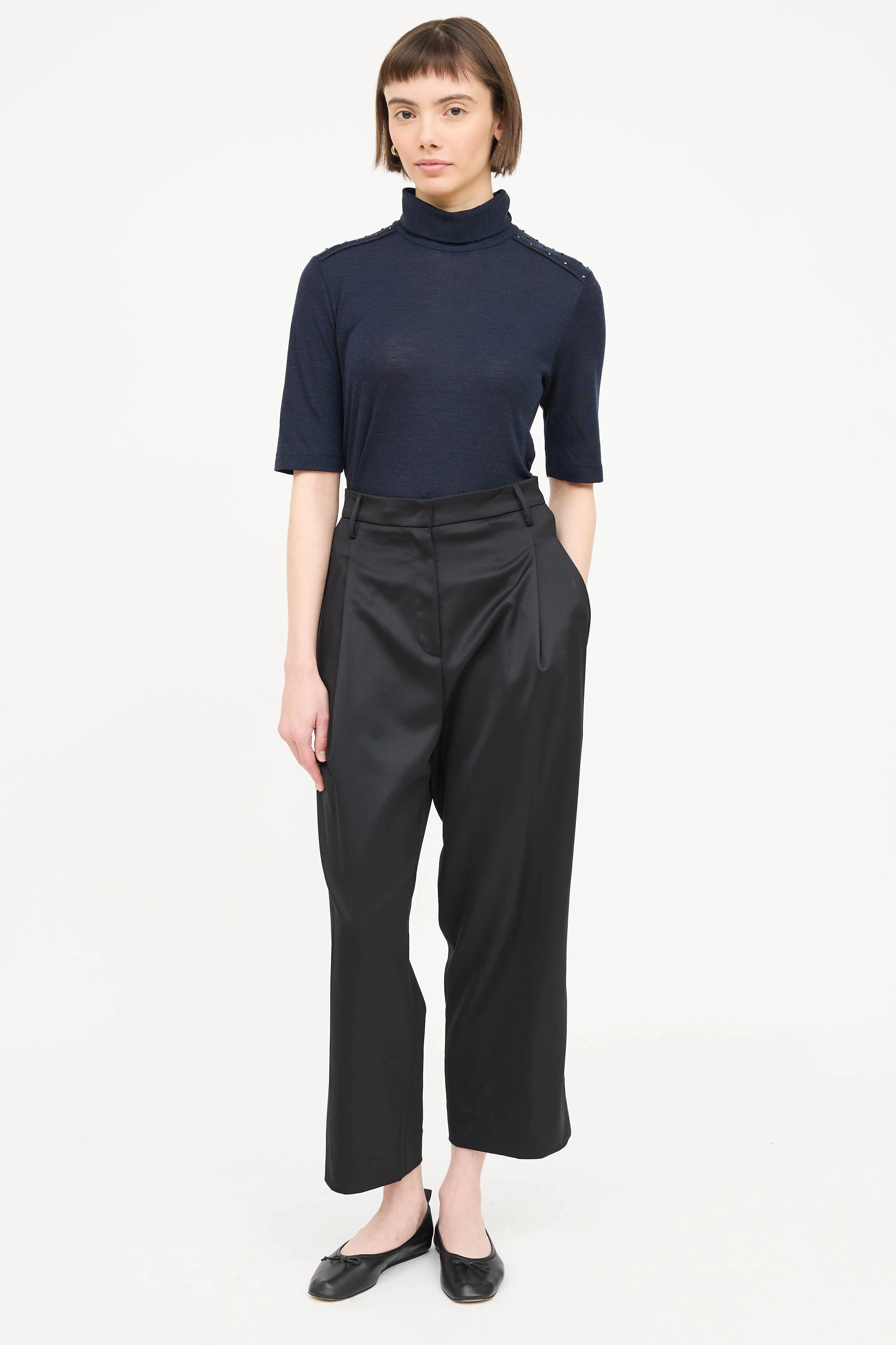 Wool Studded Top sold by VSP Consignment product image thumbnail 5