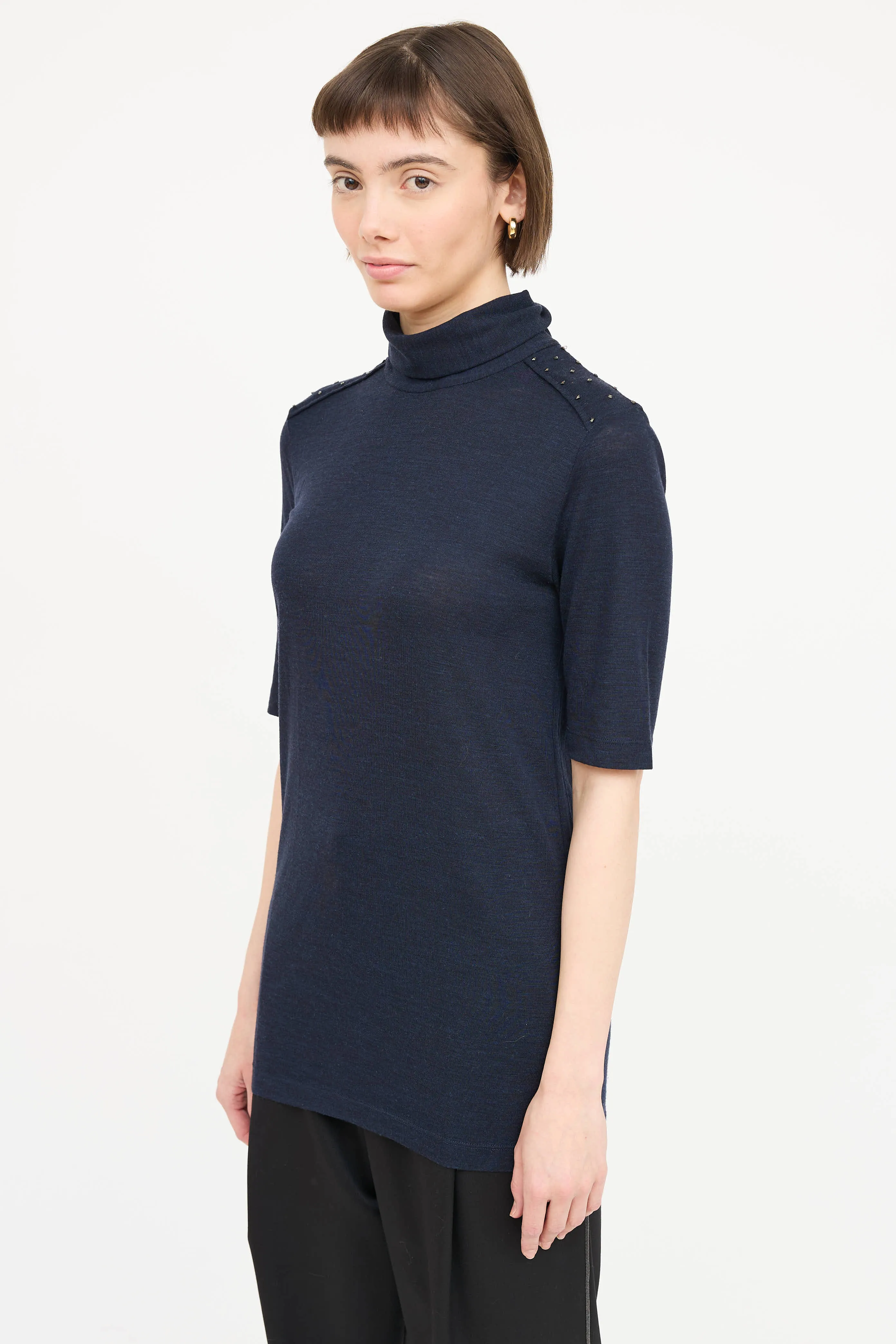 Wool Studded Top sold by VSP Consignment product image thumbnail 3