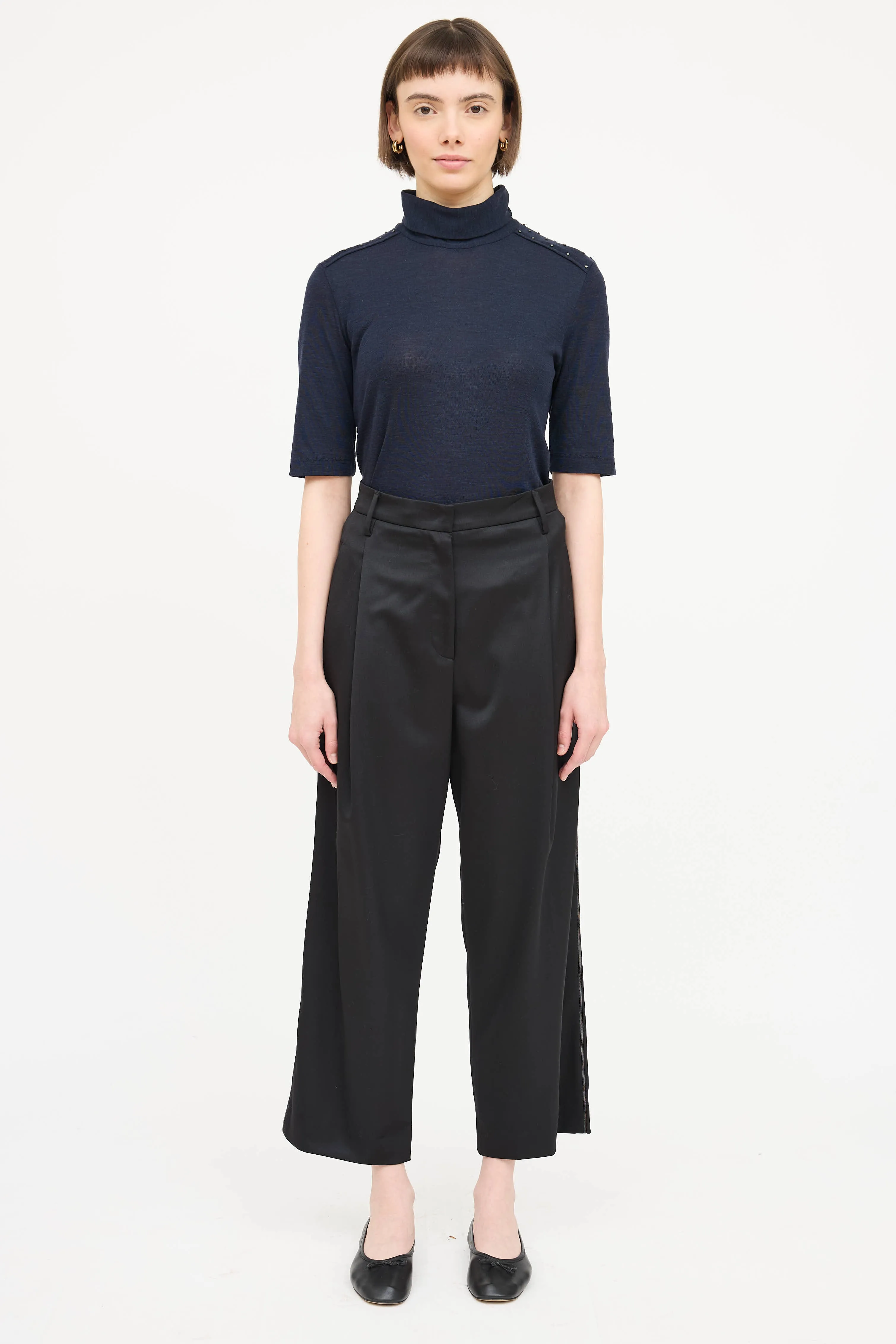 Wool Studded Top sold by VSP Consignment product image thumbnail 2