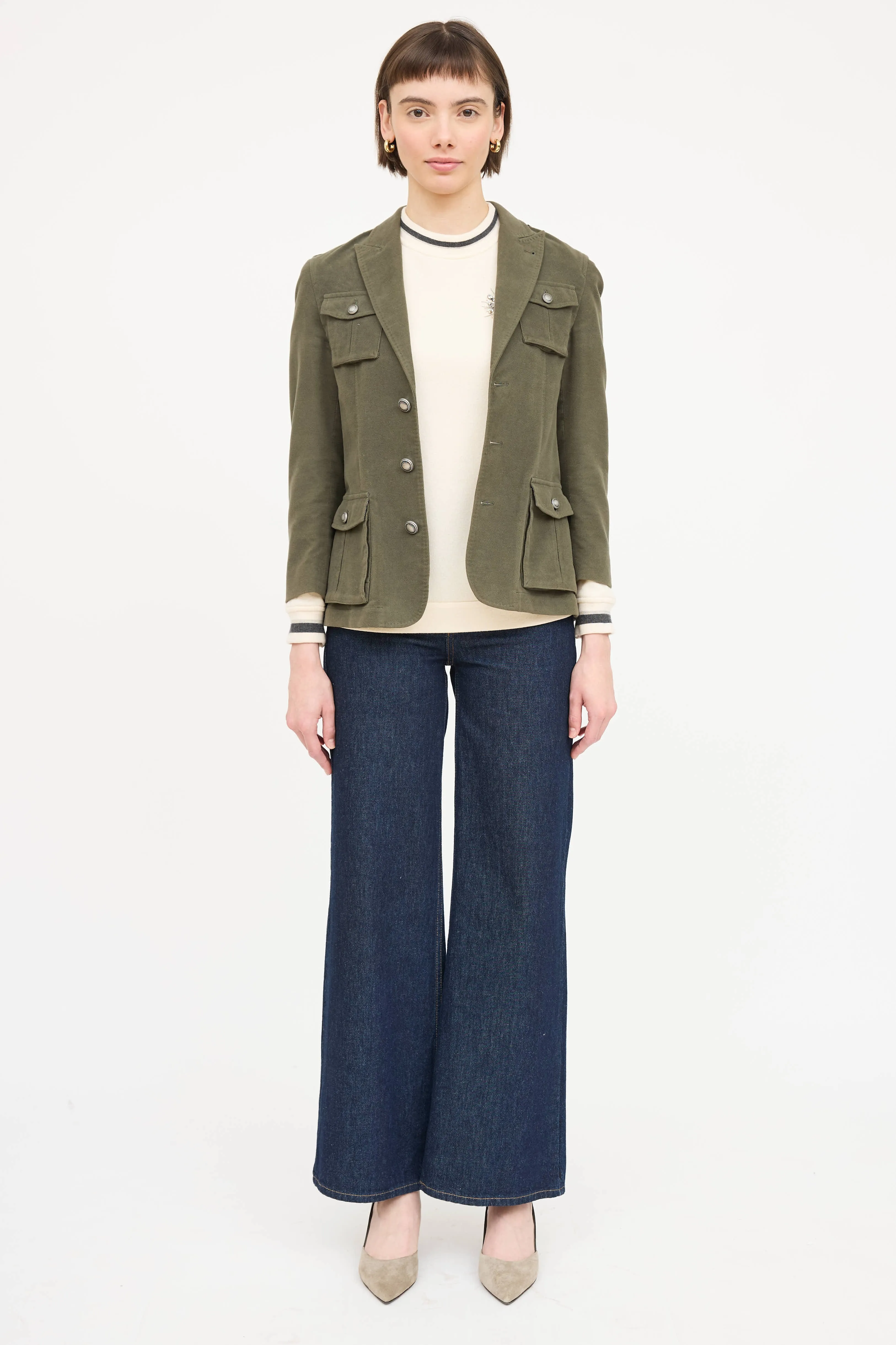 Cotton Cashmere Blazer sold by VSP Consignment product image thumbnail 2