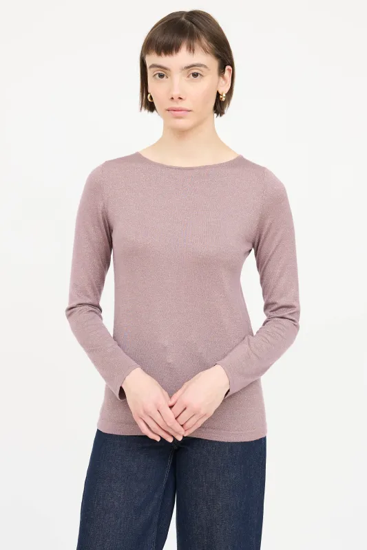 Cashmere Sparkly Top sold by VSP Consignment