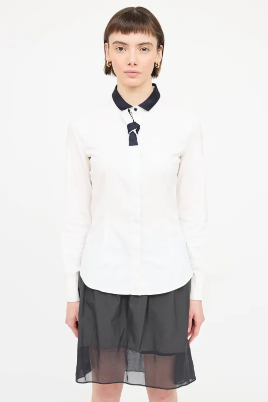 Bow Tie Button Up Shirt sold by VSP Consignment