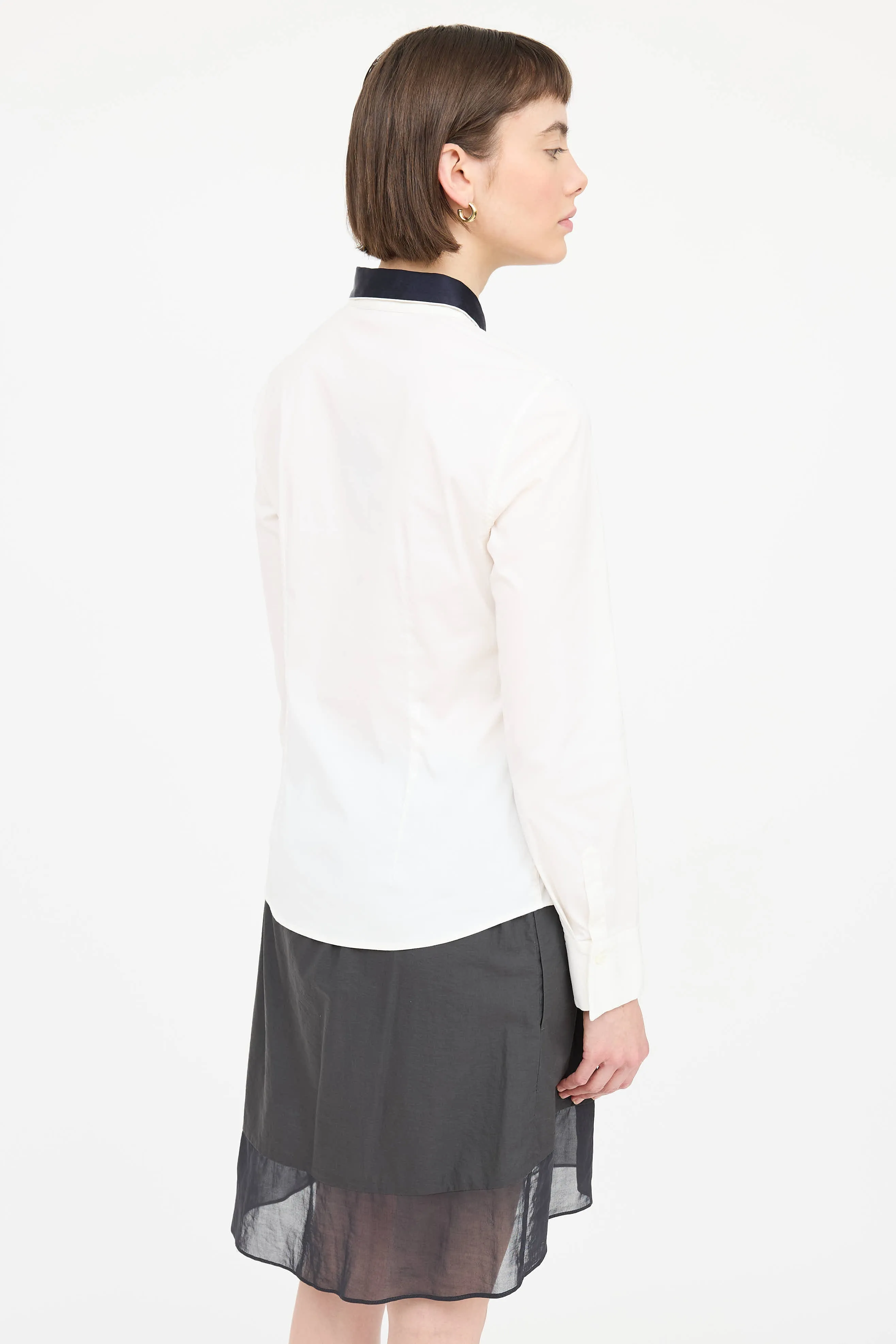 Bow Tie Button Up Shirt sold by VSP Consignment product image thumbnail 4