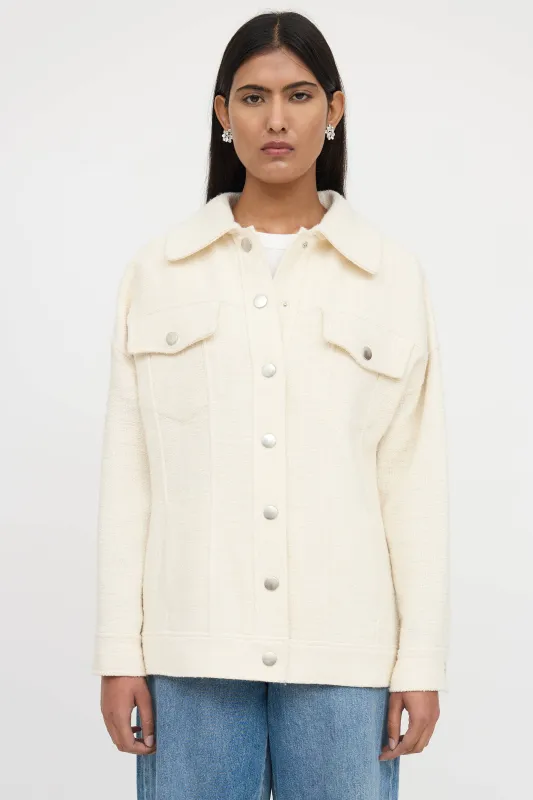 Benson Tweed Shirt Jacket made by A.L.C.