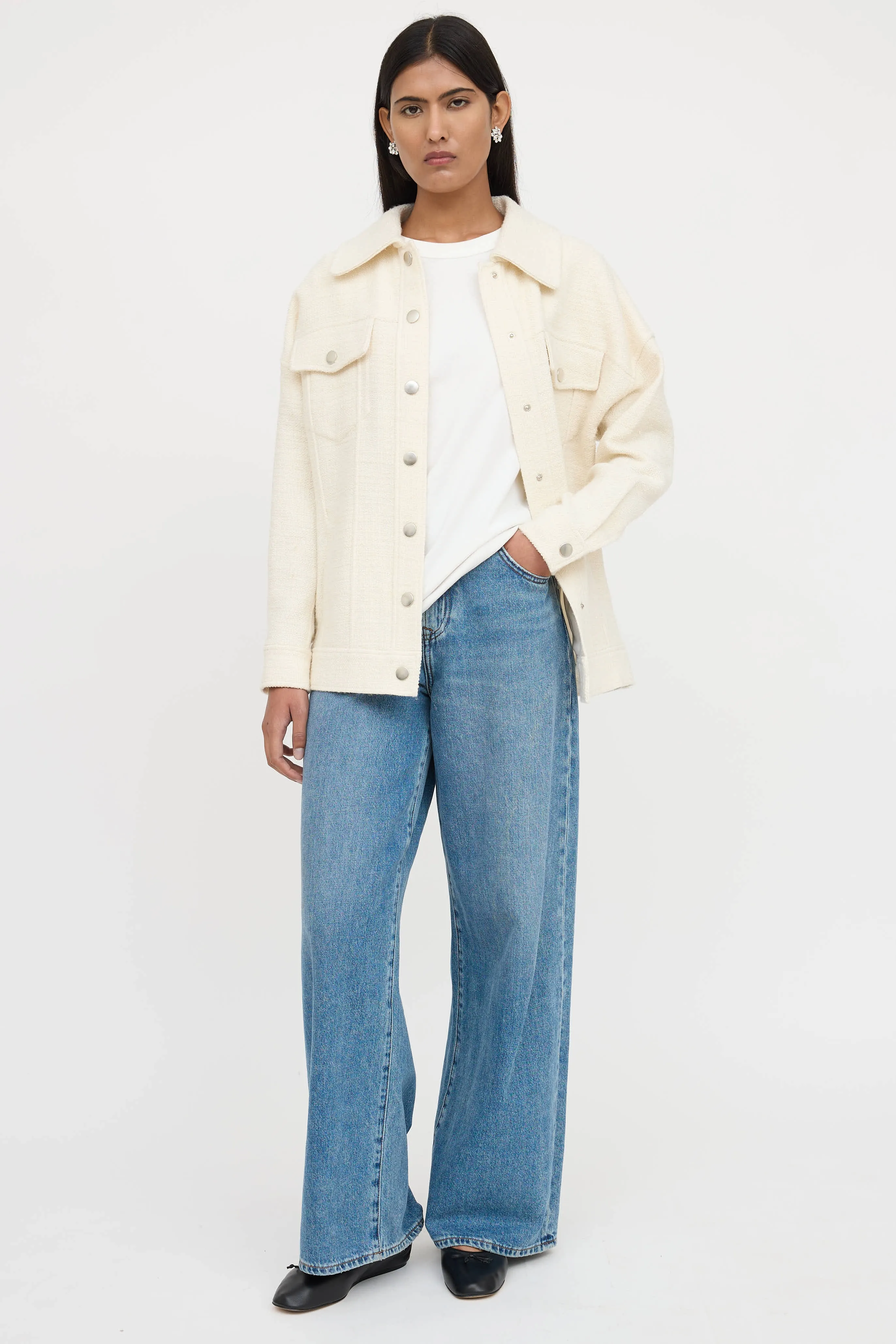 Benson Tweed Shirt Jacket sold by VSP Consignment product image thumbnail 5